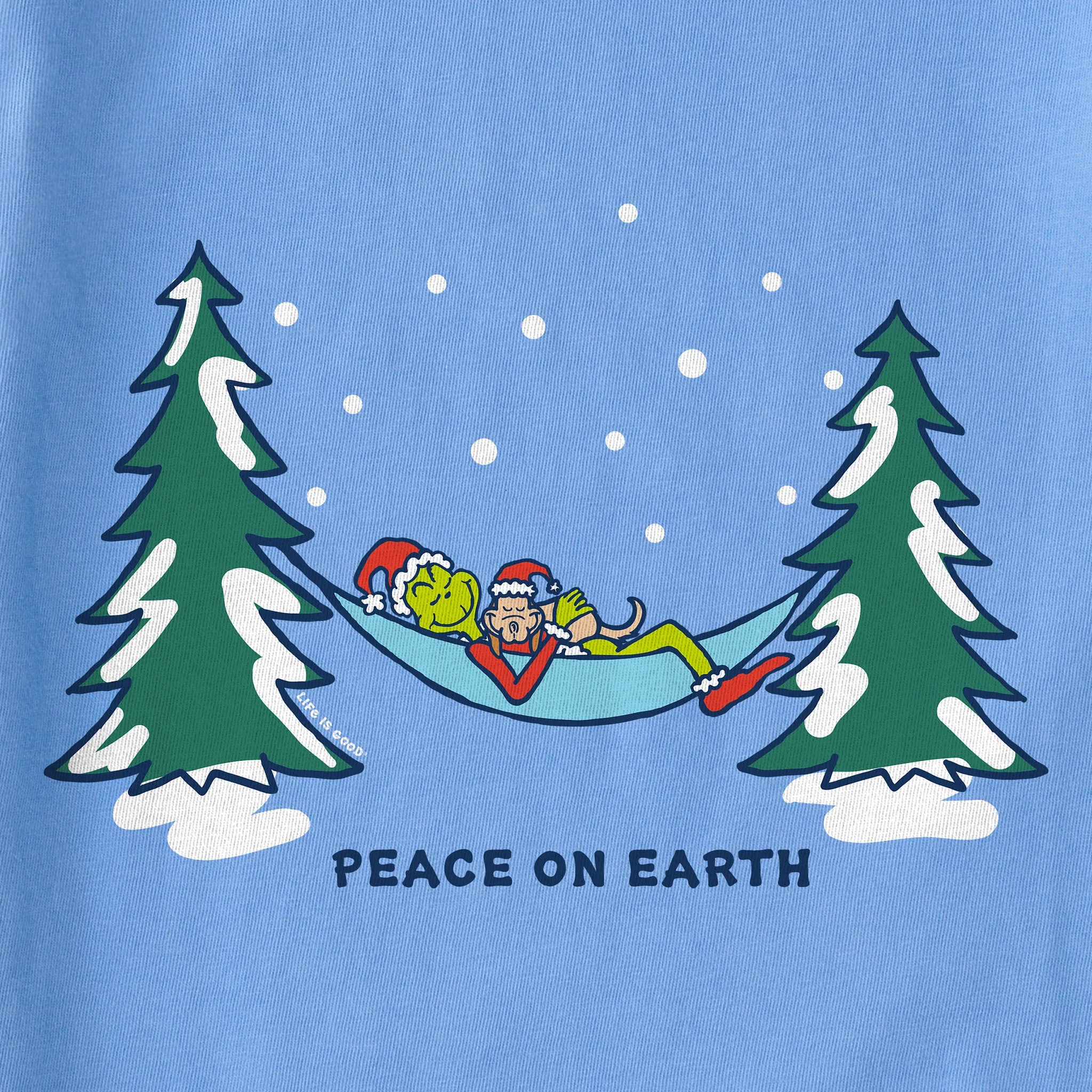 Women's Grinch and Max Hammock Long Sleeve Crusher Tee sold by Life is Good product image thumbnail 2