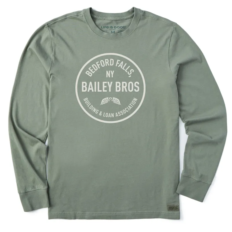 Men's Bailey Bros. Angel Wings Coin Long Sleeve Crusher Tee sold by Life is Good