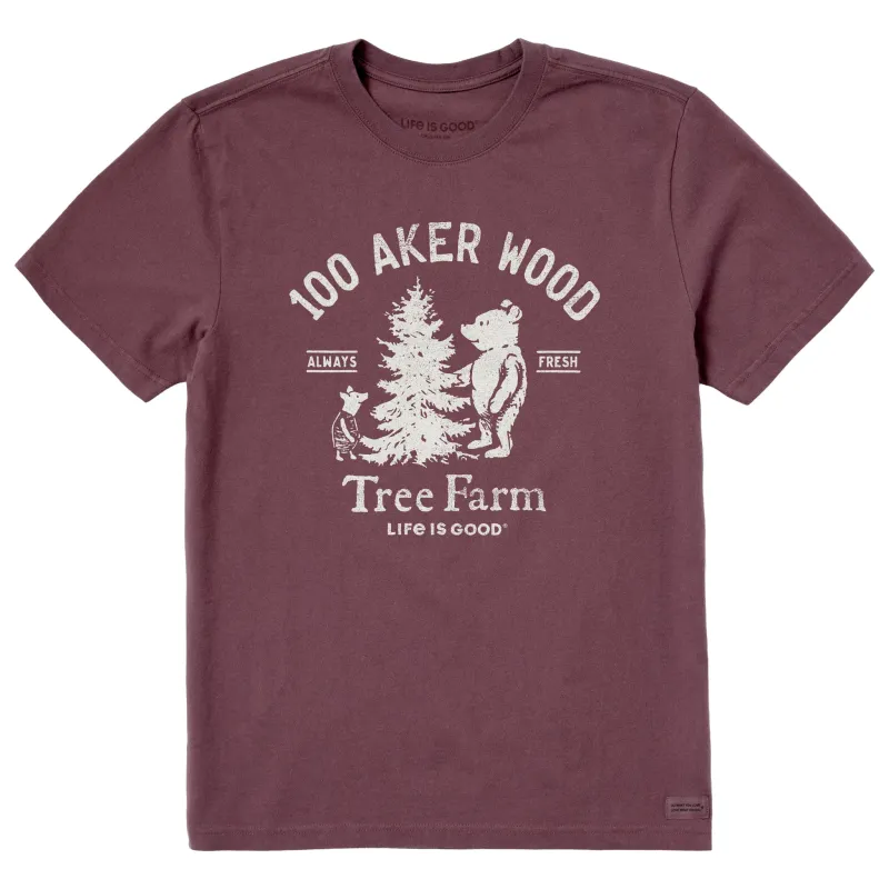 Men's Winnie 100 Aker Tree Farm Short Sleeve Crusher Tee sold by Life is Good