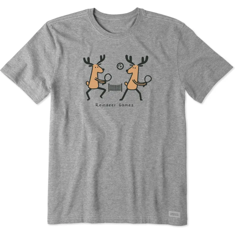 Men's Reindeer Games Short Sleeve Crusher Tee sold by Life is Good