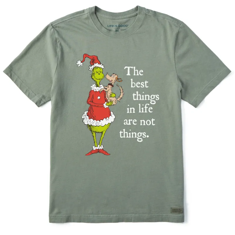 Men's Grinch & Max The Best Things Short Sleeve Crusher Tee sold by Life is Good