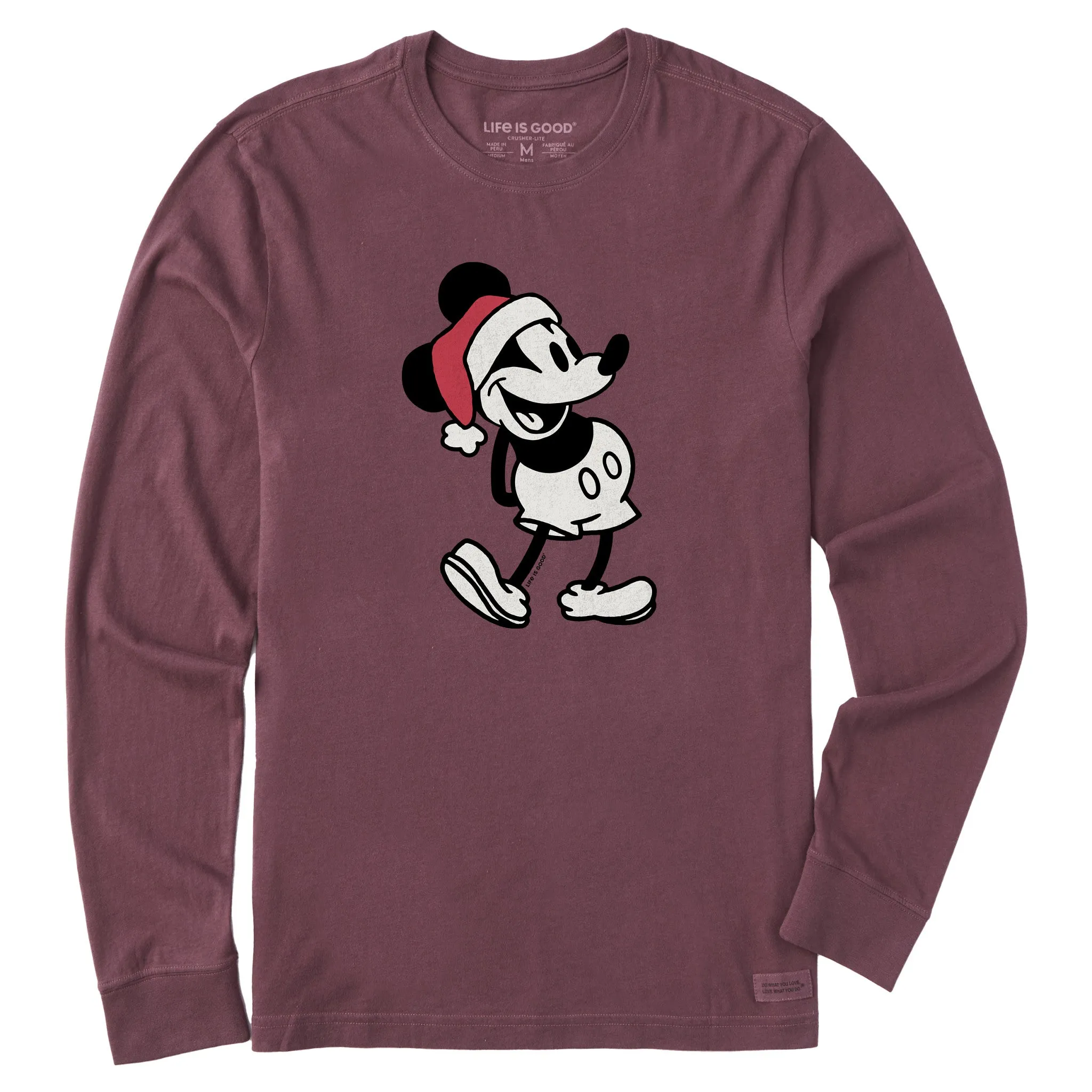 Men's Santa Willie Long Sleeve Crusher Tee sold by Life is Good product image thumbnail 5