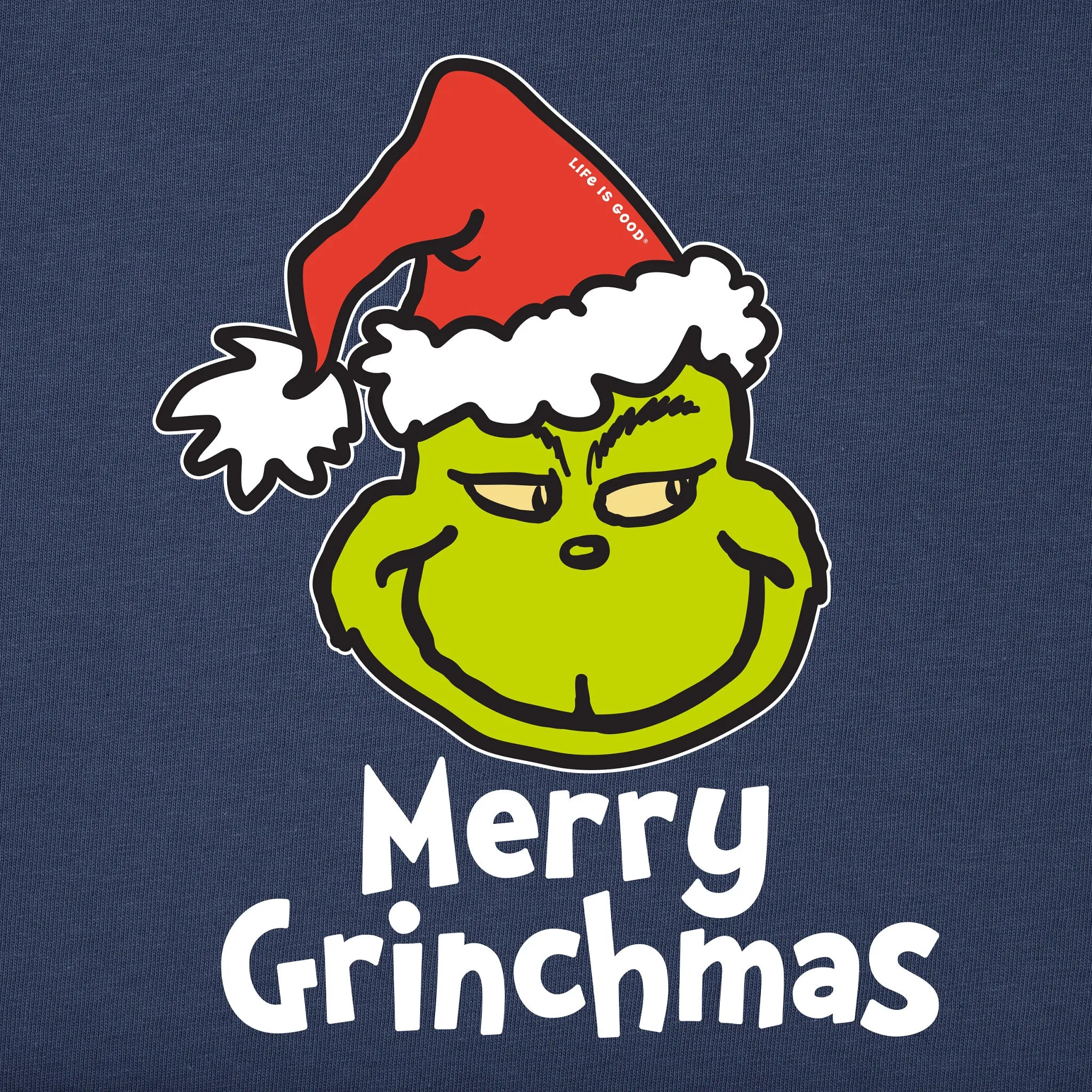 Women's Merry Grinchmas Long Sleeve Crusher Tee sold by Life is Good product image thumbnail 2
