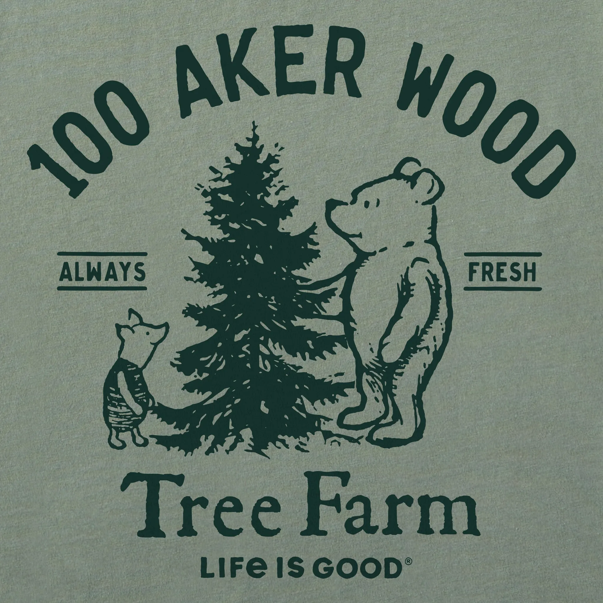 Men's Winnie 100 Aker Tree Farm Simply True Crew sold by Life is Good product image thumbnail 4