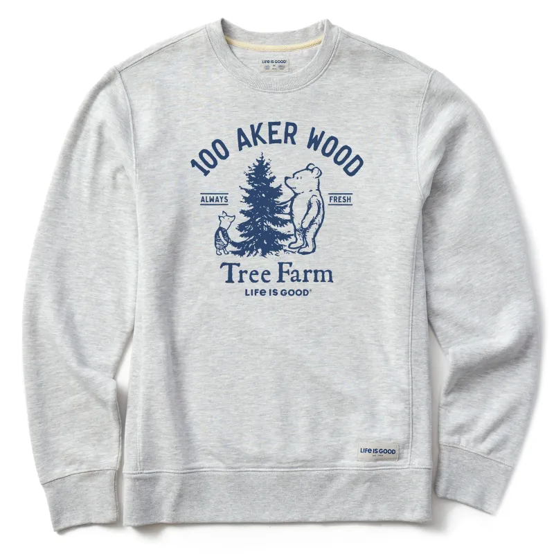 Men's Winnie 100 Aker Tree Farm Simply True Crew sold by Life is Good