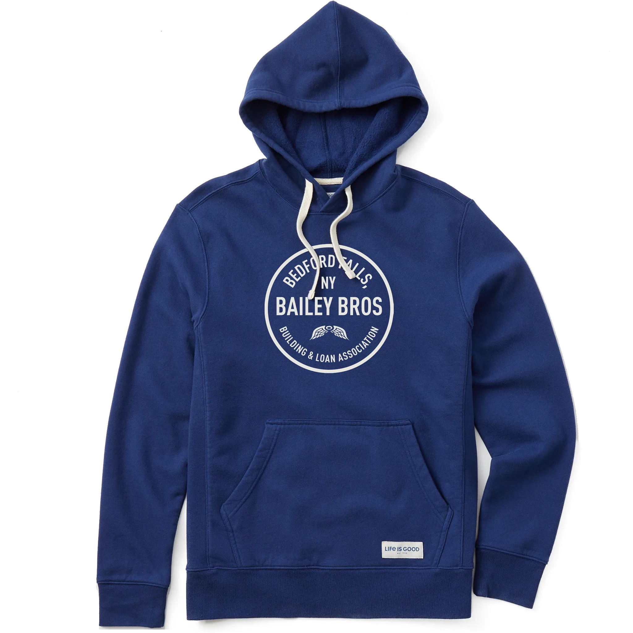 Men's Bailey Bros. Angel Wings Coin Simply True Fleece Hoodie sold by Life is Good