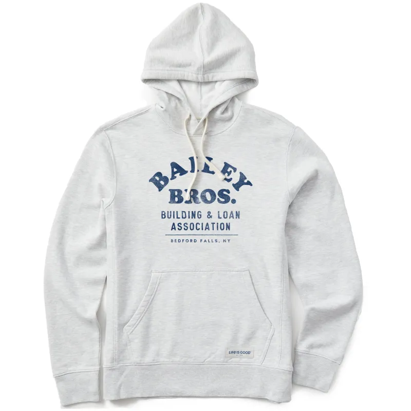 Men's Bailey Bros. Building & Loan Assoc. Simply True Fleece Hoodie sold by Life is Good