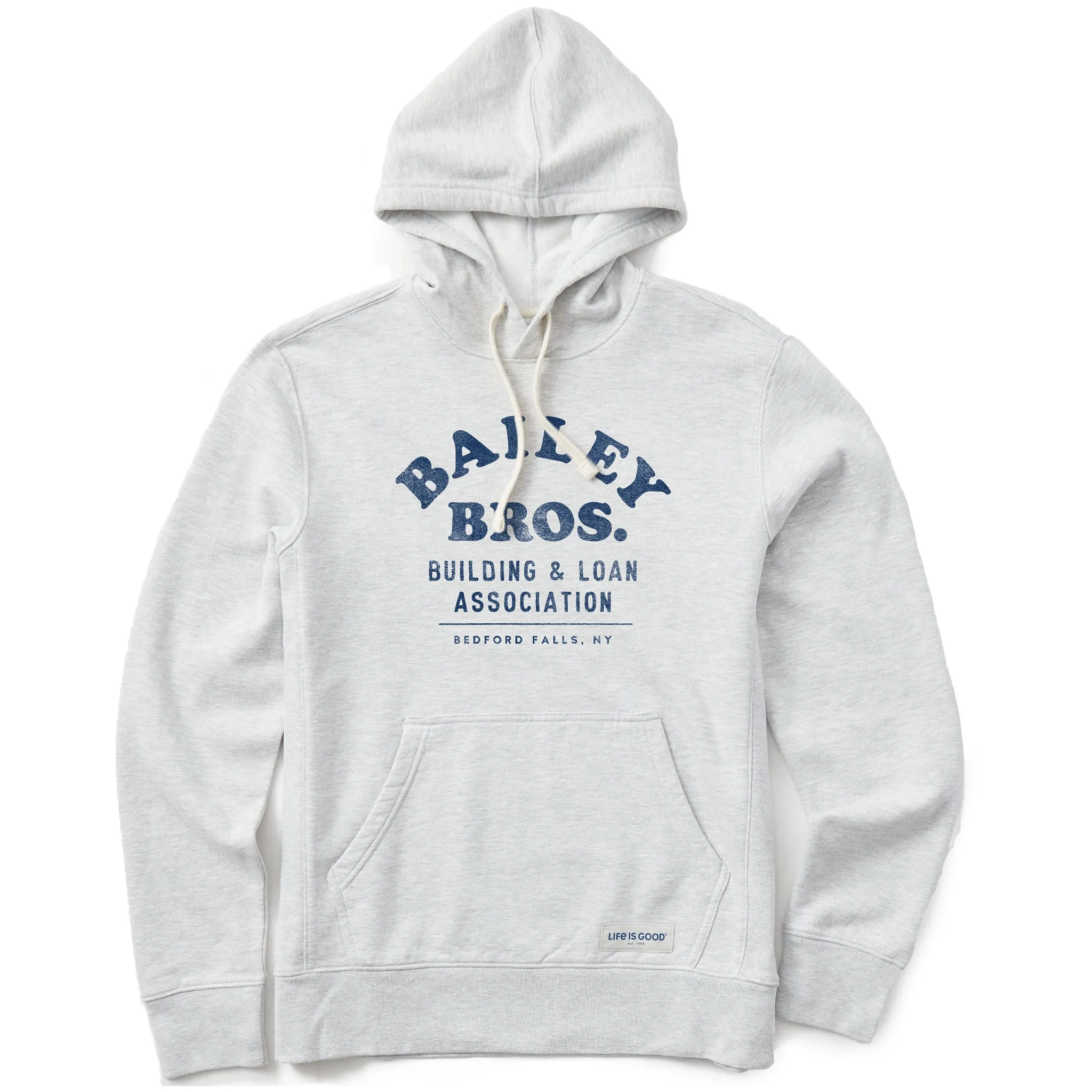 Men's Bailey Bros. Building & Loan Assoc. Simply True Fleece Hoodie sold by Life is Good