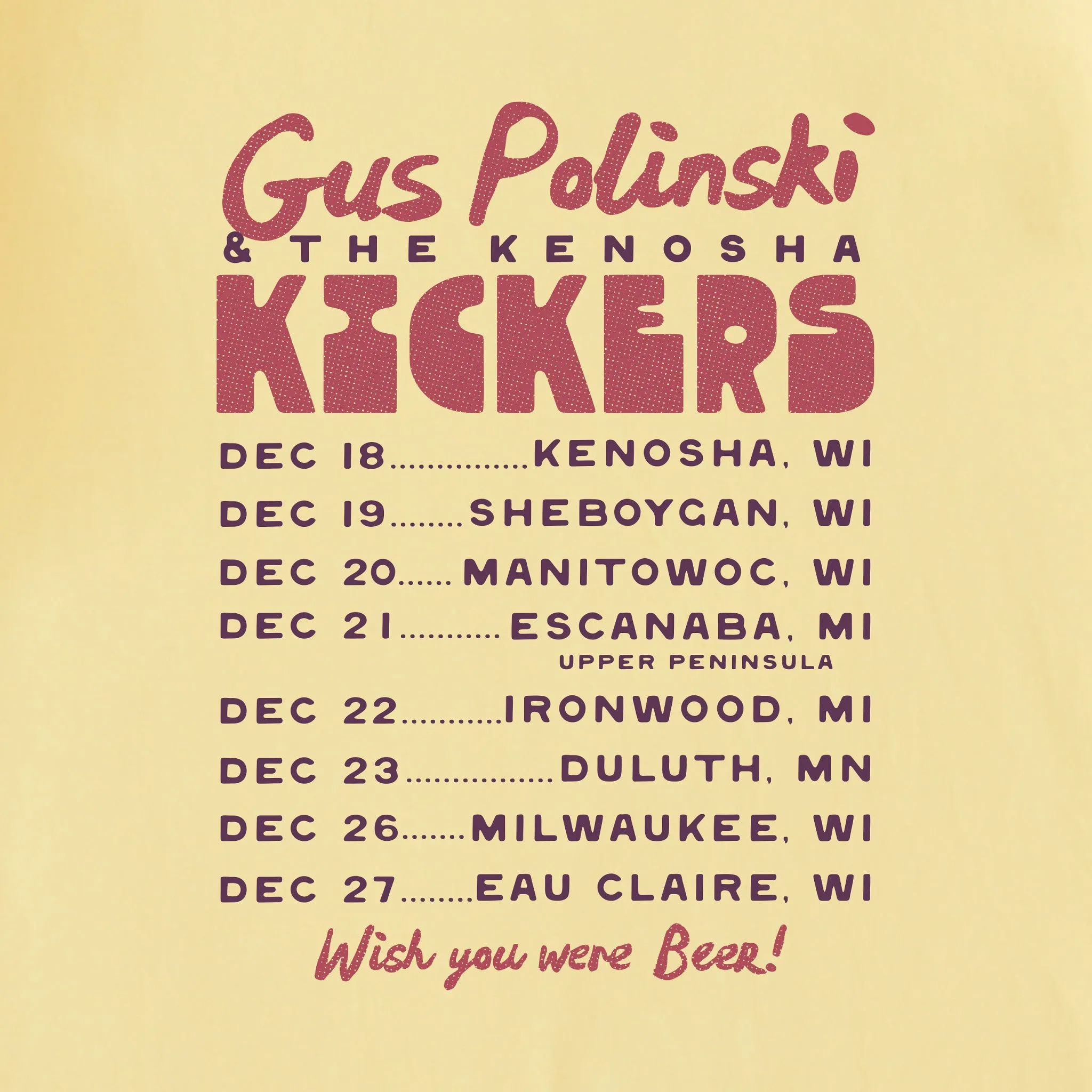 Men's Gus Polinski and the Kenosha Kickers Short Sleeve Crusher Tee sold by Life is Good product image thumbnail 5