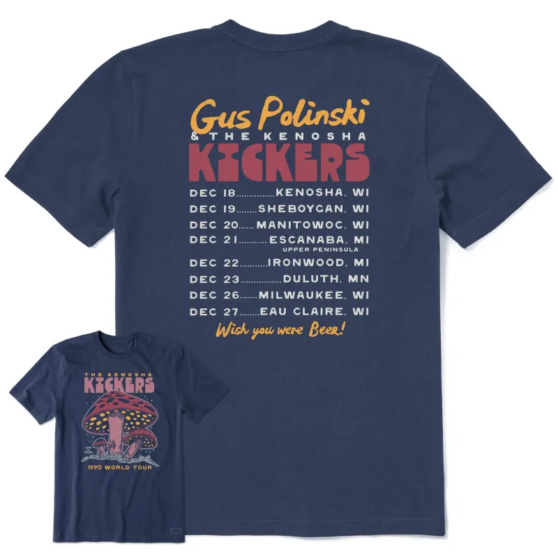Men's Gus Polinski and the Kenosha Kickers Short Sleeve Crusher Tee sold by Life is Good