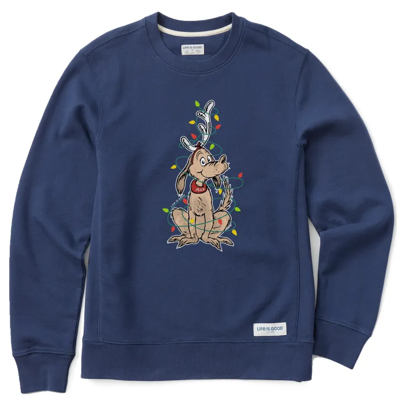 Men's Max Lights Simply True Fleece Crew sold by Life is Good