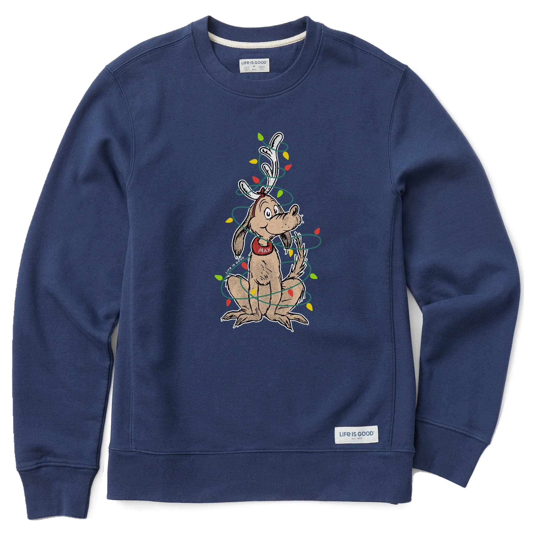 Men's Max Lights Simply True Fleece Crew sold by Life is Good