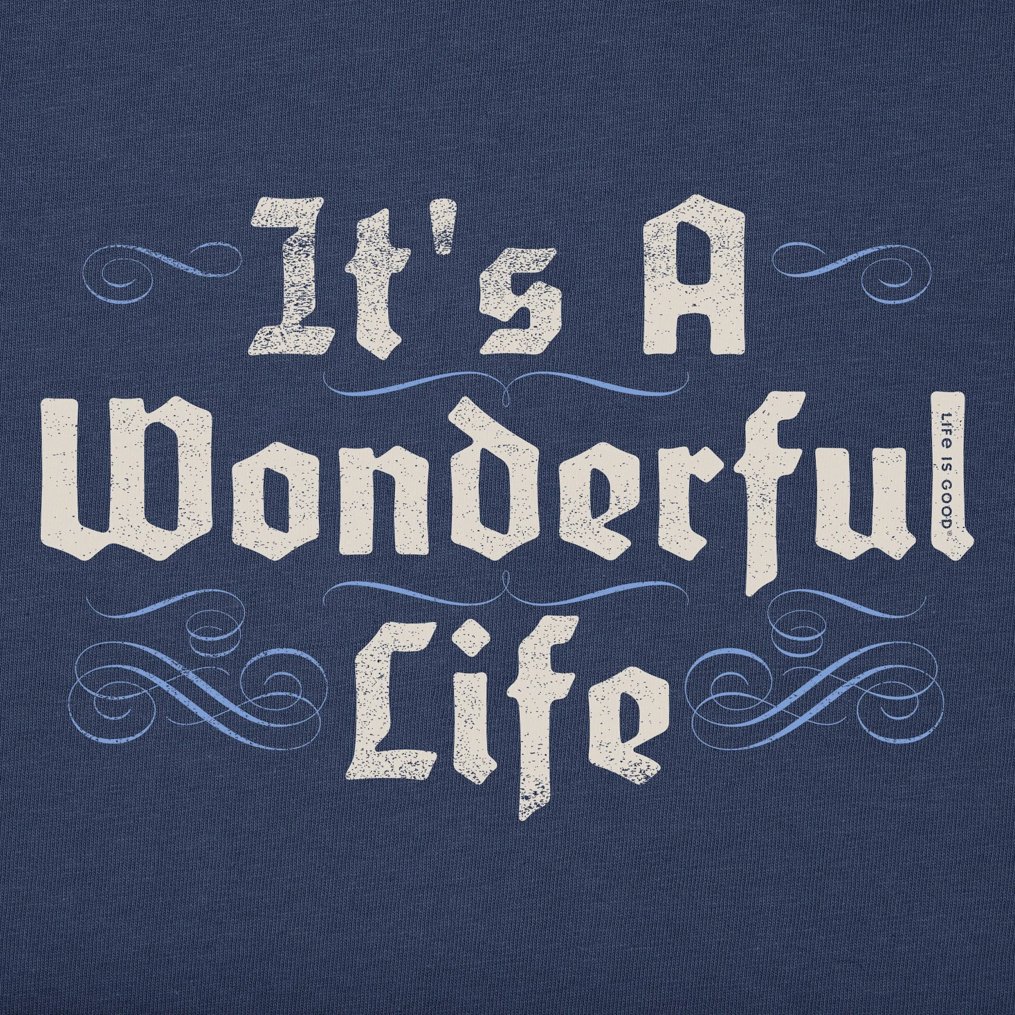 Men's Its A Wonderful Life Short Sleeve Crusher Tee sold by Life is Good product image thumbnail 2
