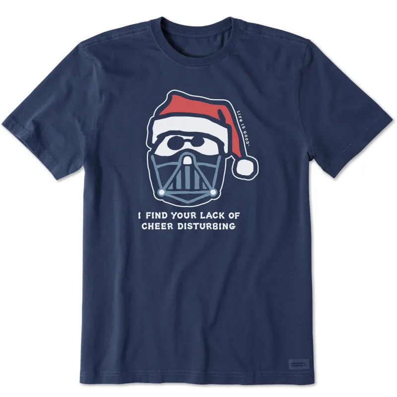 Men's Santa's Dark Side Short Sleeve Crusher Tee sold by Life is Good