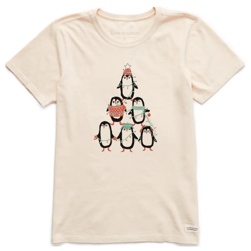 Women's Penguin Tree Short Sleeve Crusher Tee sold by Life is Good