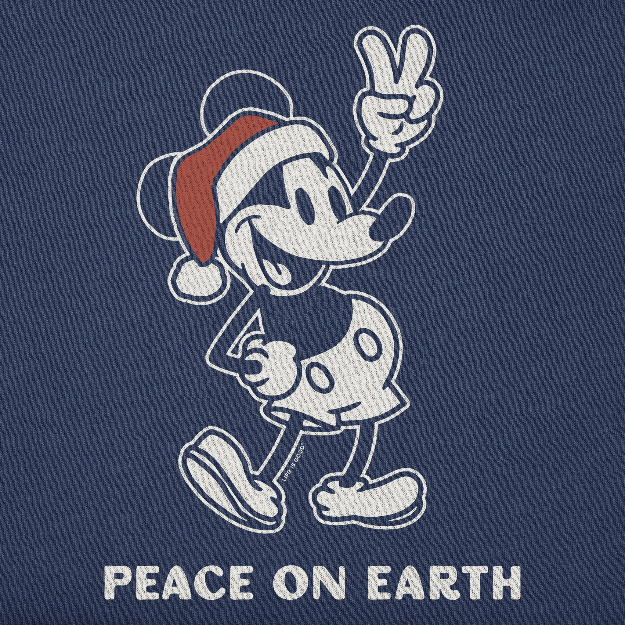 Men's Peace on Earth Willie Short Sleeve Crusher Tee sold by Life is Good product image thumbnail 2