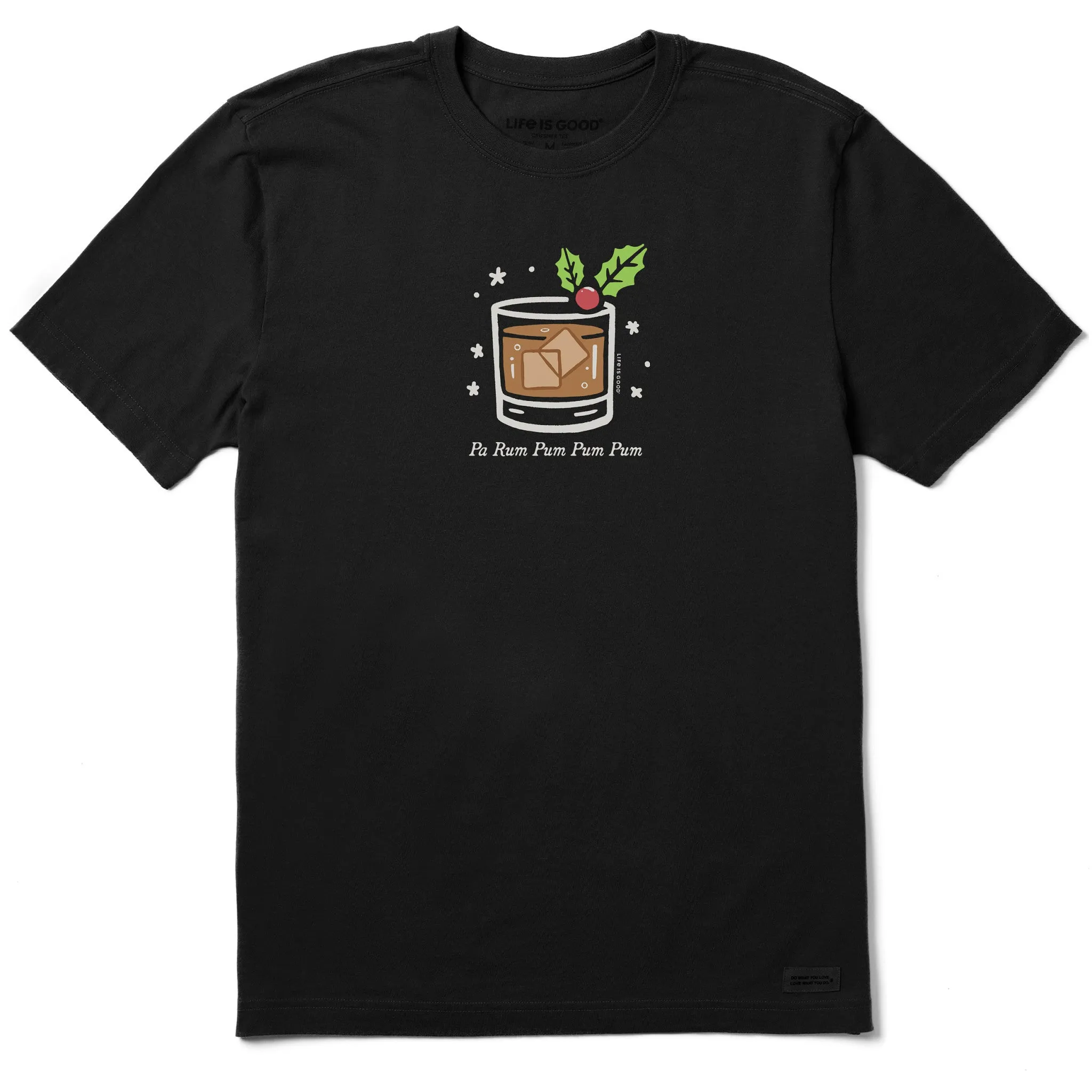 Men's Pa Rum Pa Pum Pum Short Sleeve Crusher Tee sold by Life is Good