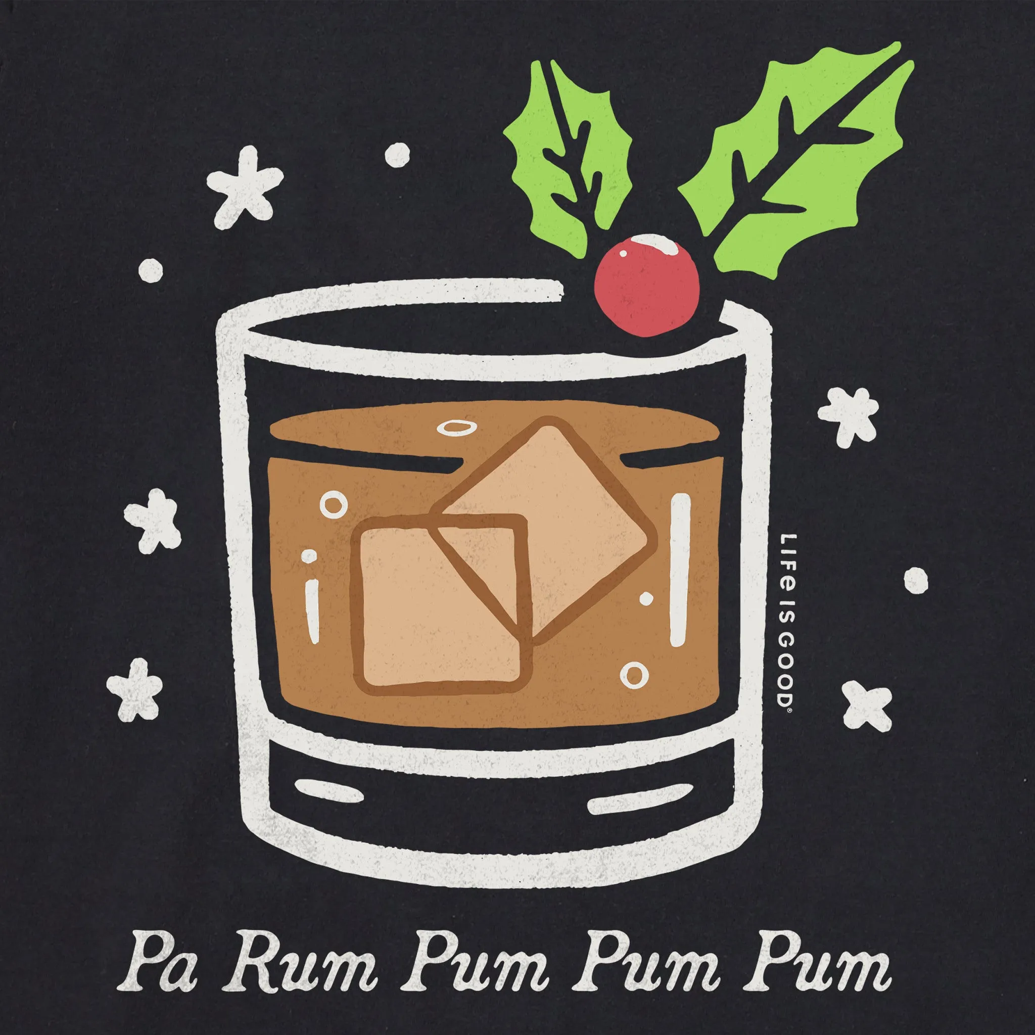 Men's Pa Rum Pa Pum Pum Short Sleeve Crusher Tee sold by Life is Good product image thumbnail 2