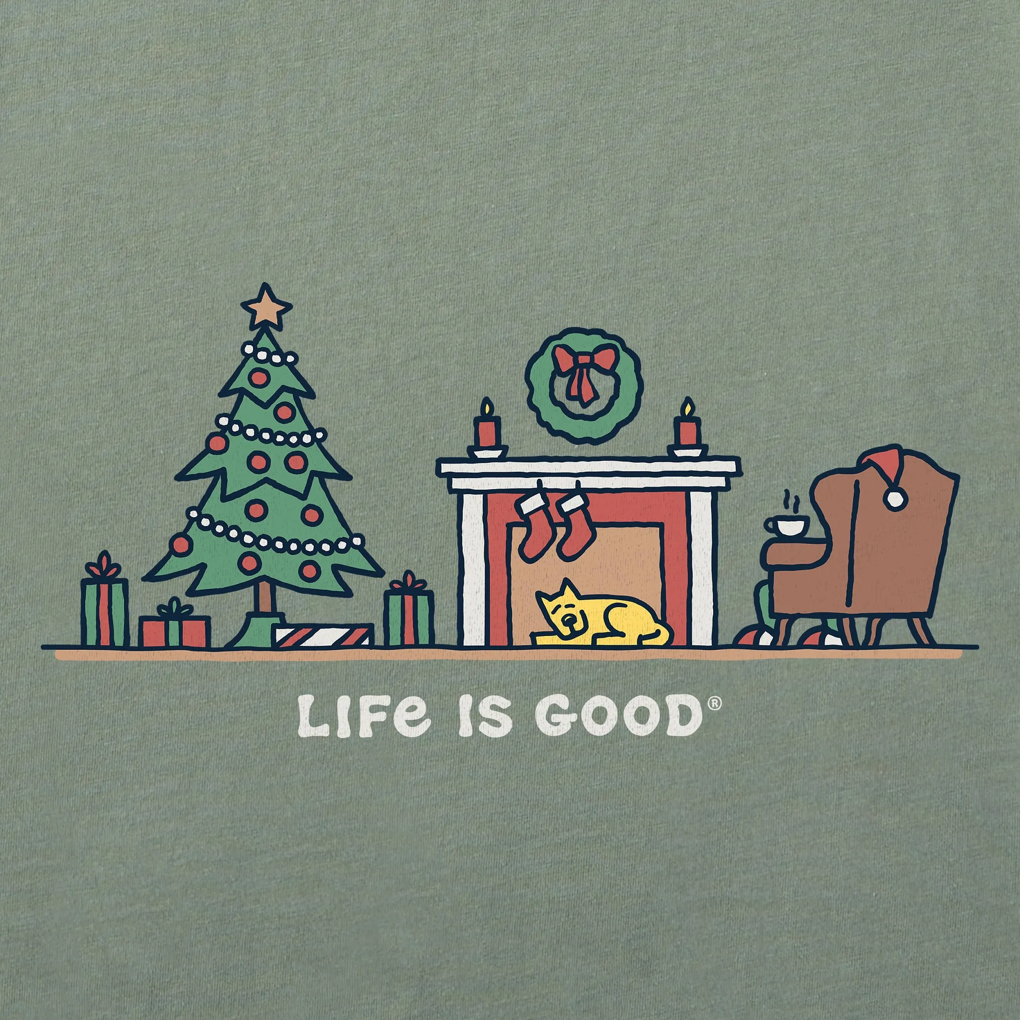Men's Christmas Morning Vista Short Sleeve Crusher Tee sold by Life is Good product image thumbnail 2