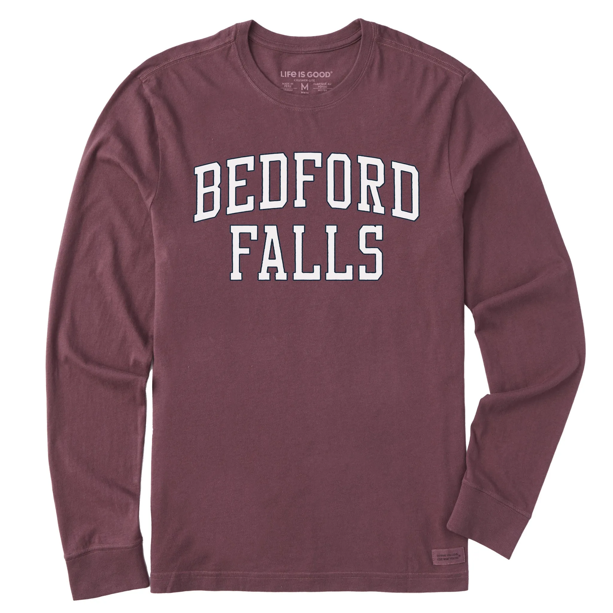 Men's Bedford Falls Long Sleeve Crusher Tee sold by Life is Good