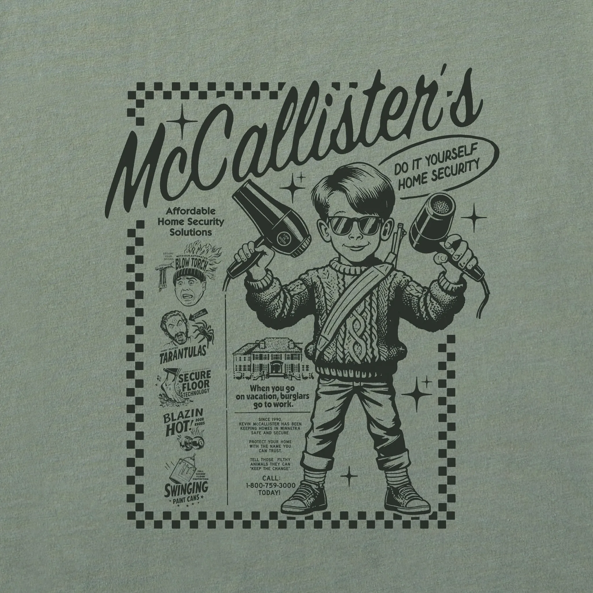Men's McCallister's DIY Home Security Short Sleeve Crusher Tee sold by Life is Good product image thumbnail 2