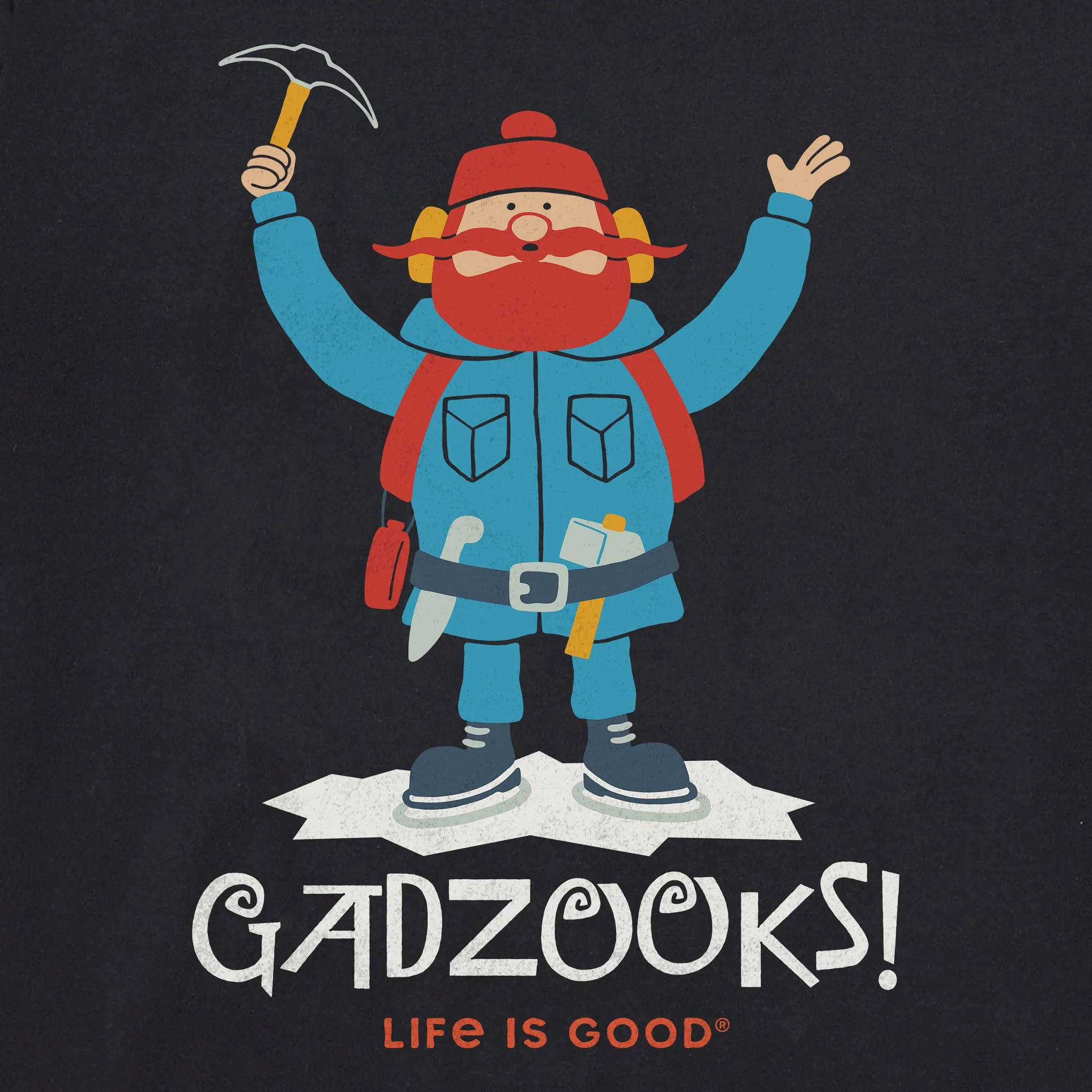 Men's Gadzooks Yukon Long Sleeve Crusher Tee sold by Life is Good product image thumbnail 4