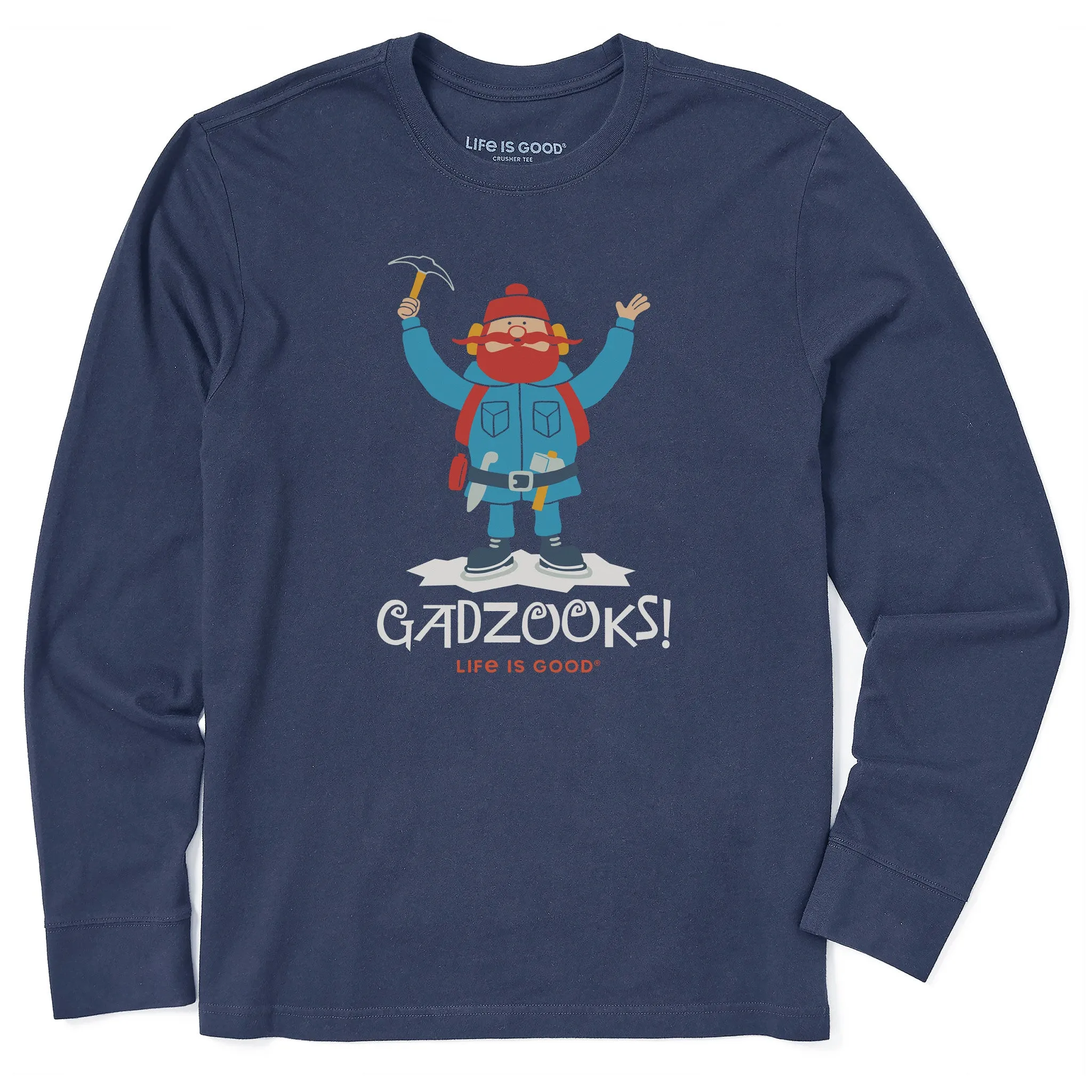 Men's Gadzooks Yukon Long Sleeve Crusher Tee sold by Life is Good product image thumbnail 5