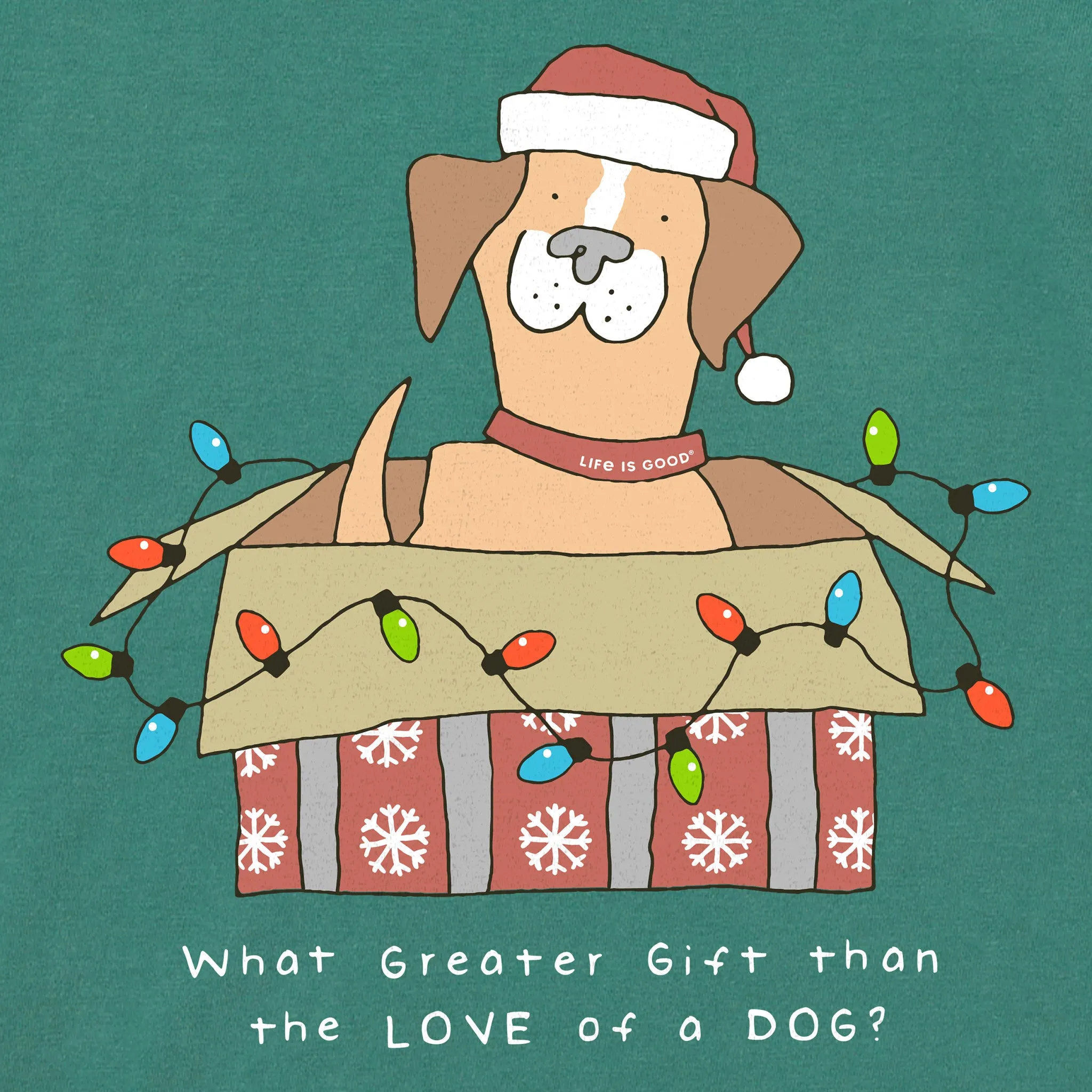 Women's Gift of a Dog Box Short Sleeve Crusher Tee sold by Life is Good product image thumbnail 2