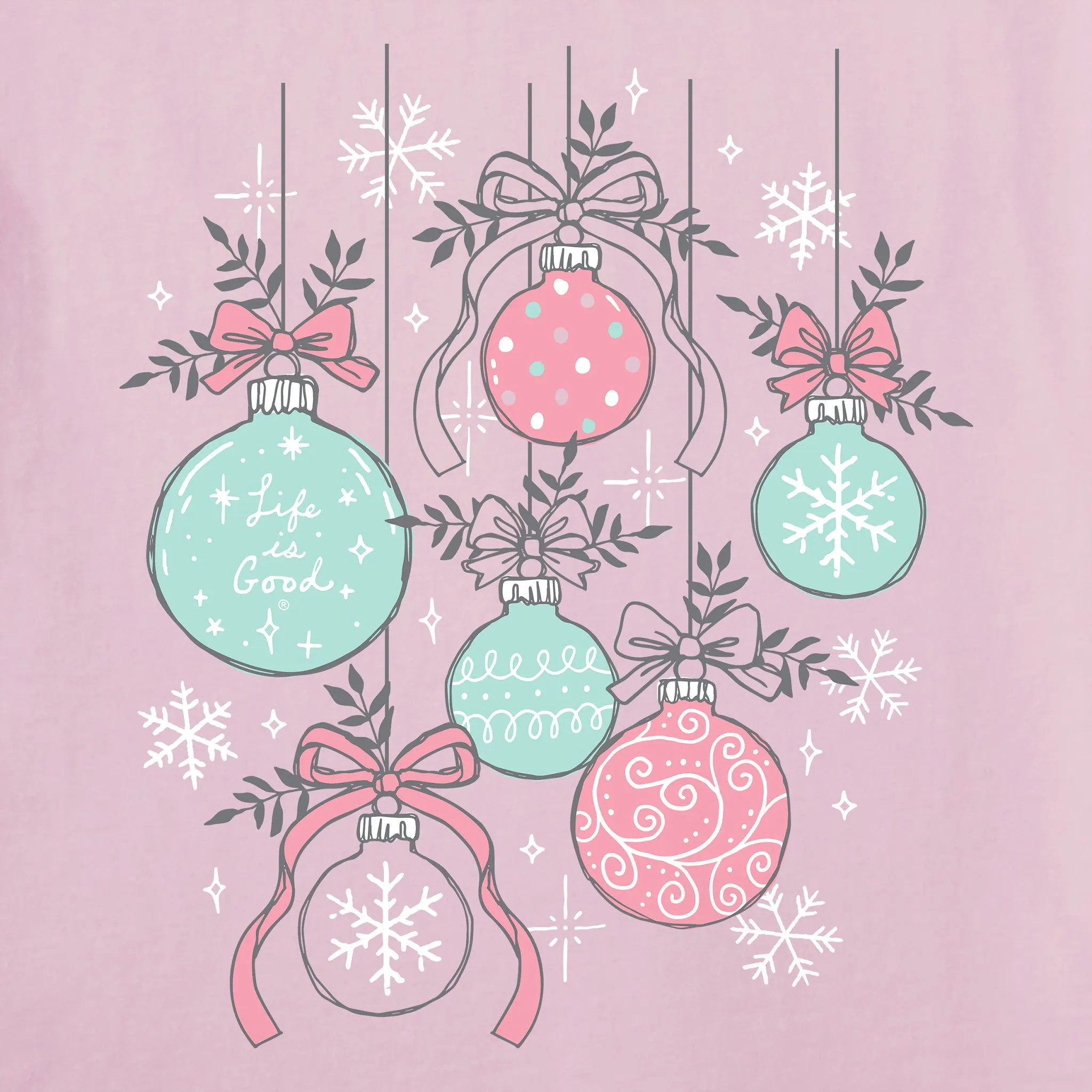 Women's Ornament Medley Long Sleeve Crusher Vee sold by Life is Good product image thumbnail 2