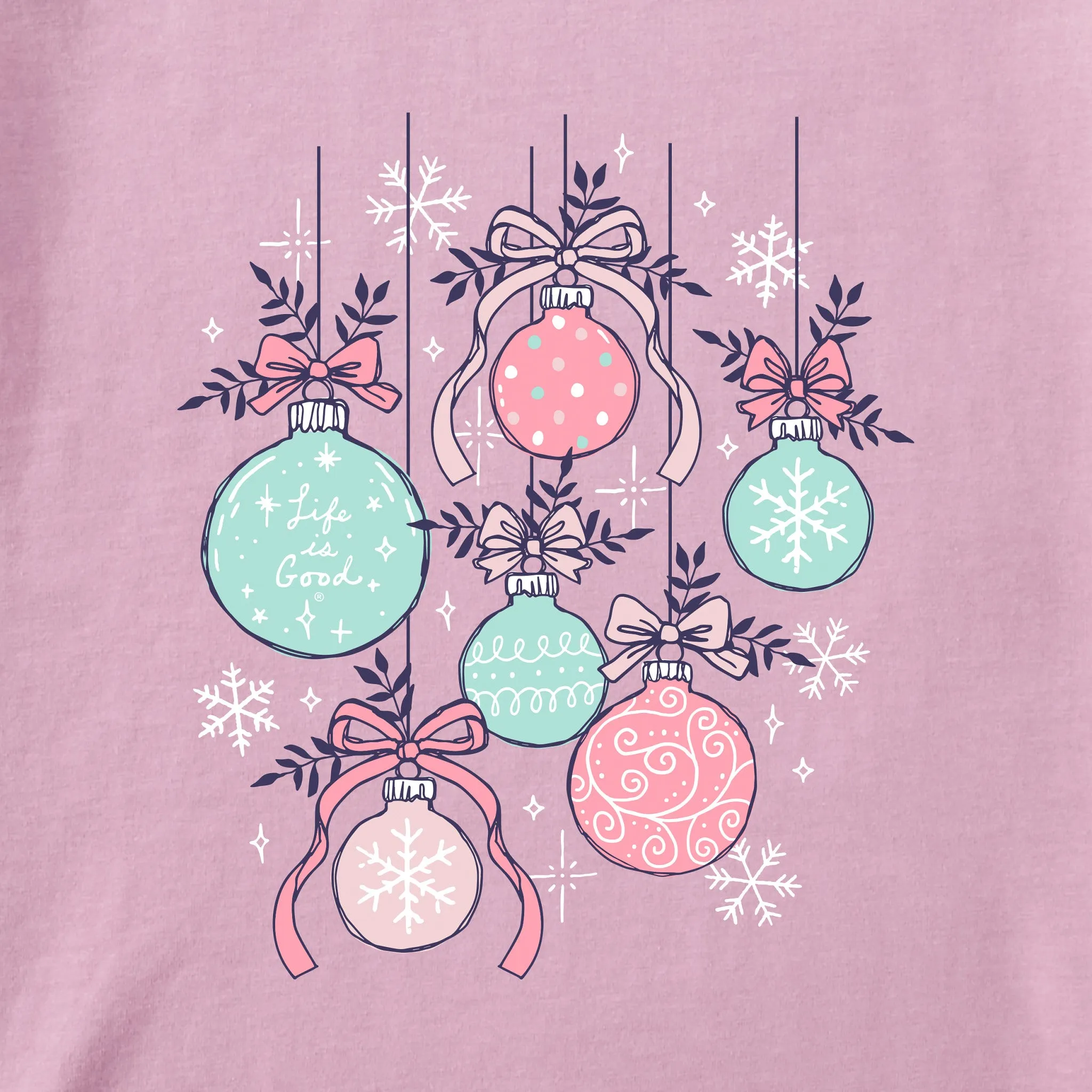 Women's Ornament Medley Simply True Fleece Crew sold by Life is Good product image thumbnail 2