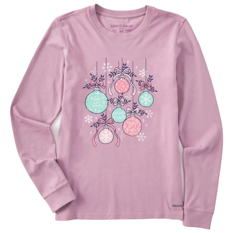 Women's Ornament Medley Long Sleeve Crusher Tee made by Life is Good