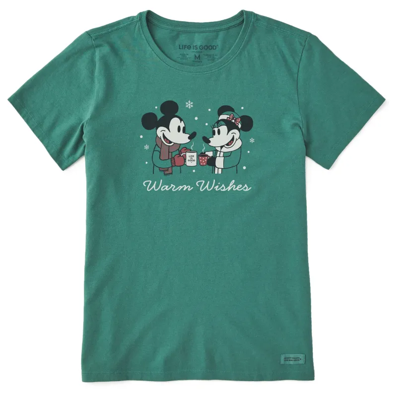 Women's Warm Wishes Short Sleeve Crusher Tee sold by Life is Good