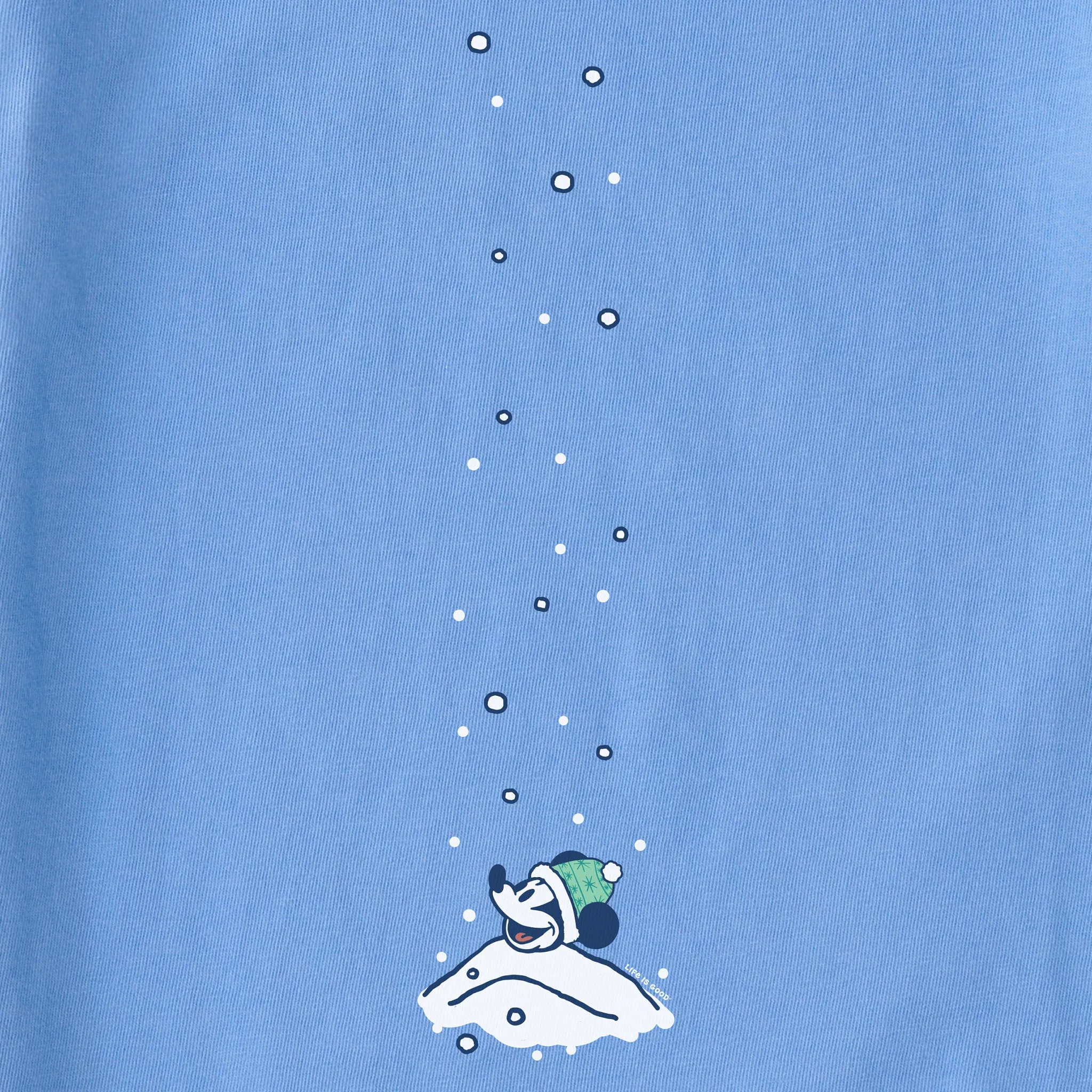 Women's Willie Let it Snow Long Sleeve Crusher Tee sold by Life is Good product image thumbnail 3