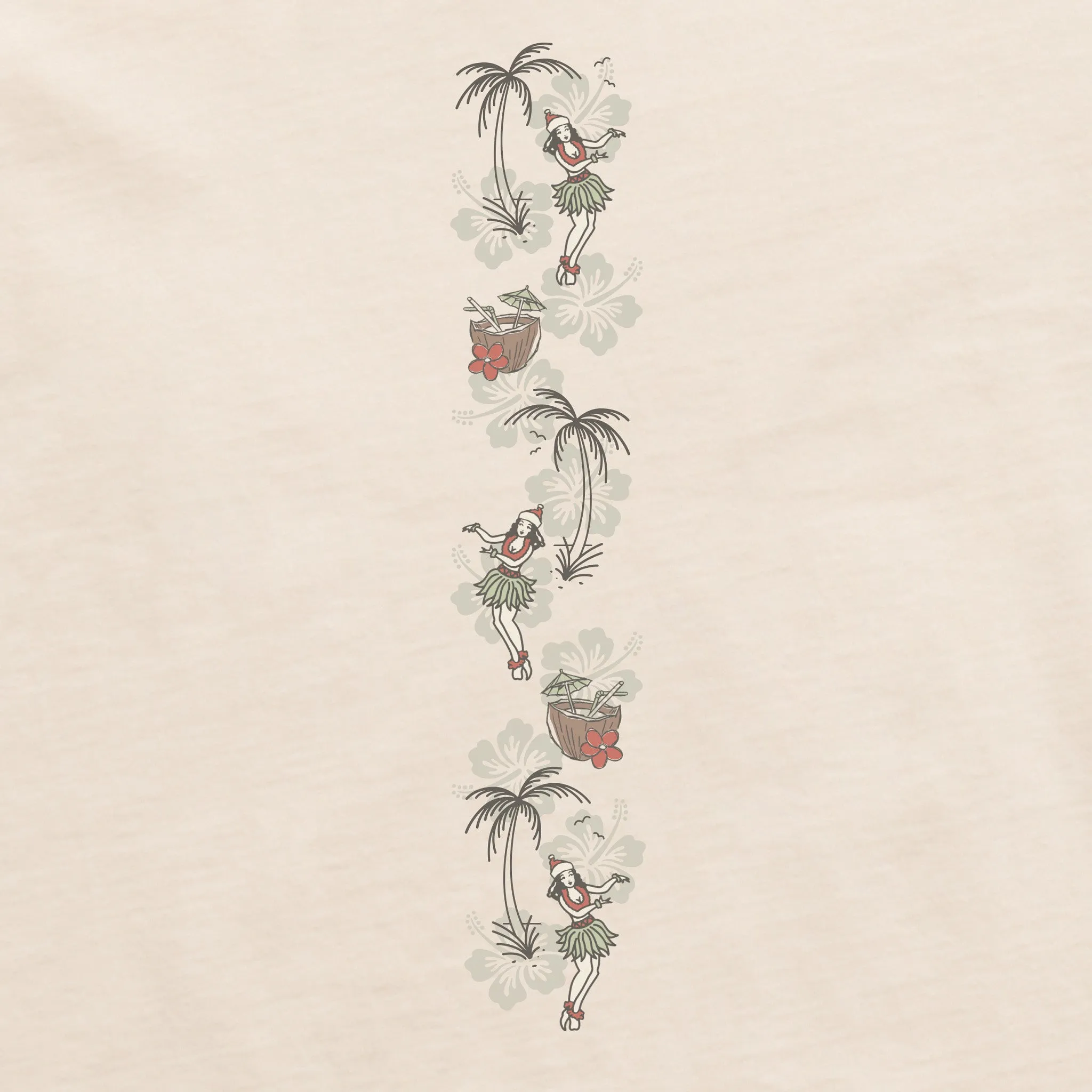 Women's Hula Mele Kalikimaka Long Sleeve Crusher Tee sold by Life is Good product image thumbnail 3