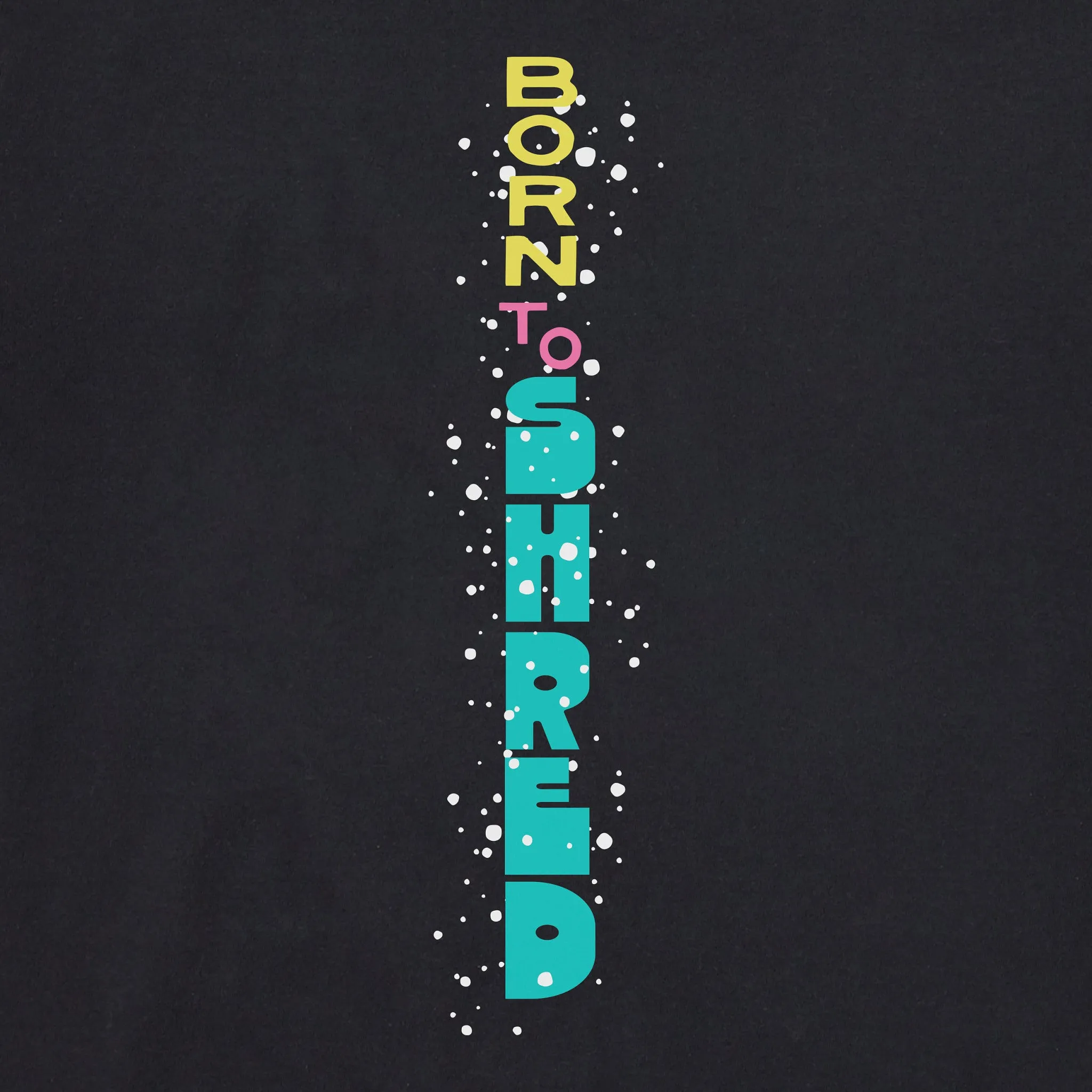 Men's Born to Shred Skiier Long Sleeve Crusher Tee sold by Life is Good product image thumbnail 3