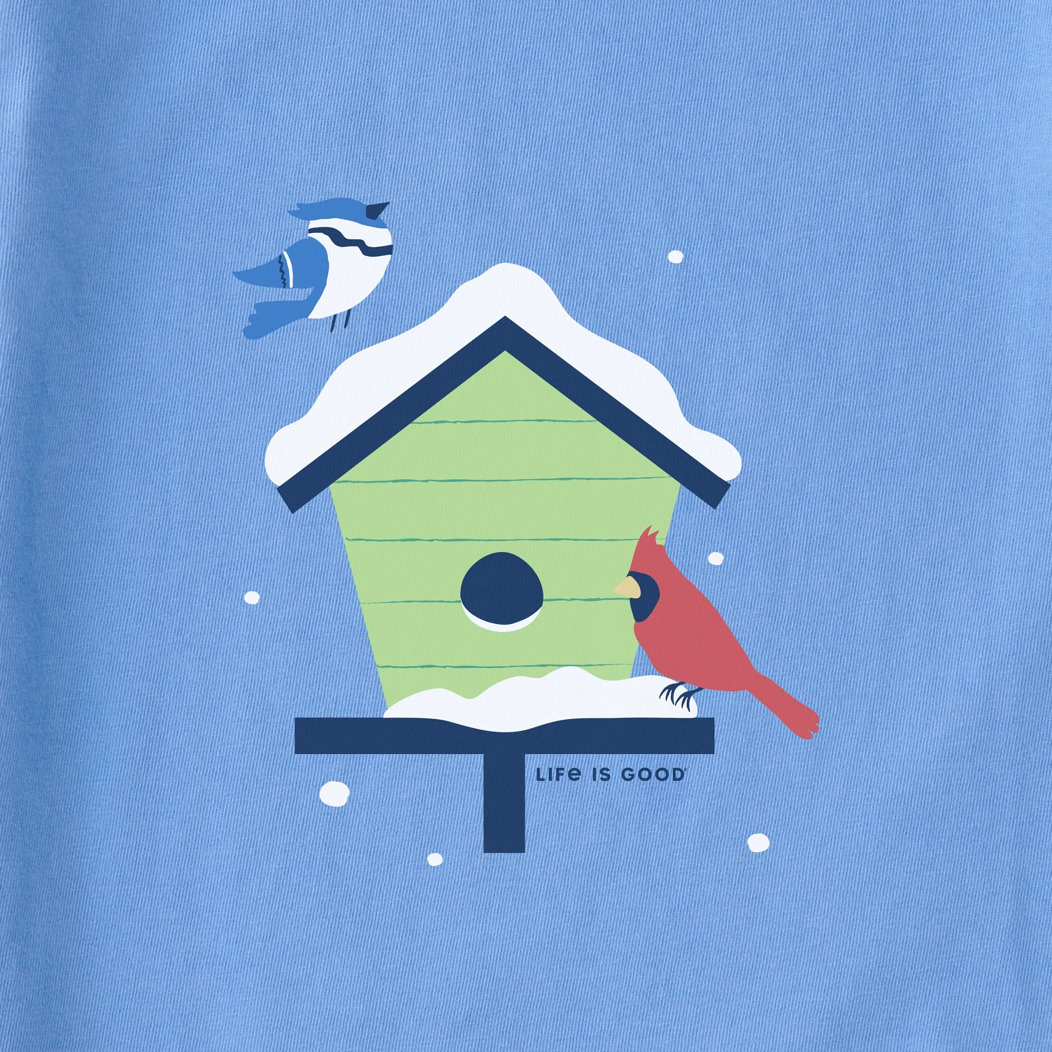 Women's Winter Birdhouse Long Sleeve Crusher Tee sold by Life is Good product image thumbnail 2