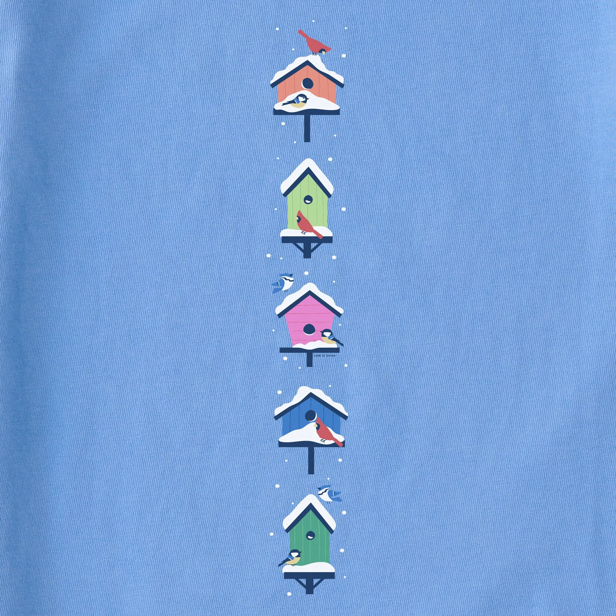 Women's Winter Birdhouse Long Sleeve Crusher Tee sold by Life is Good product image thumbnail 3