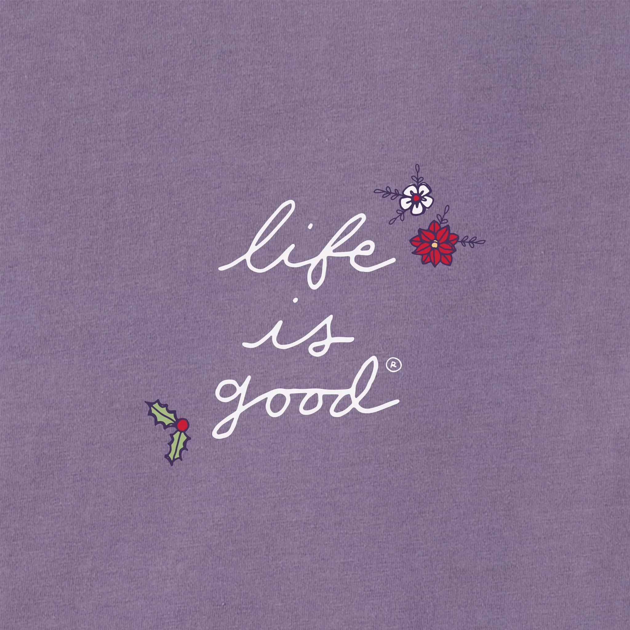 Women's Cute Holiday LIG Long Sleeve Crusher Tee sold by Life is Good product image thumbnail 2