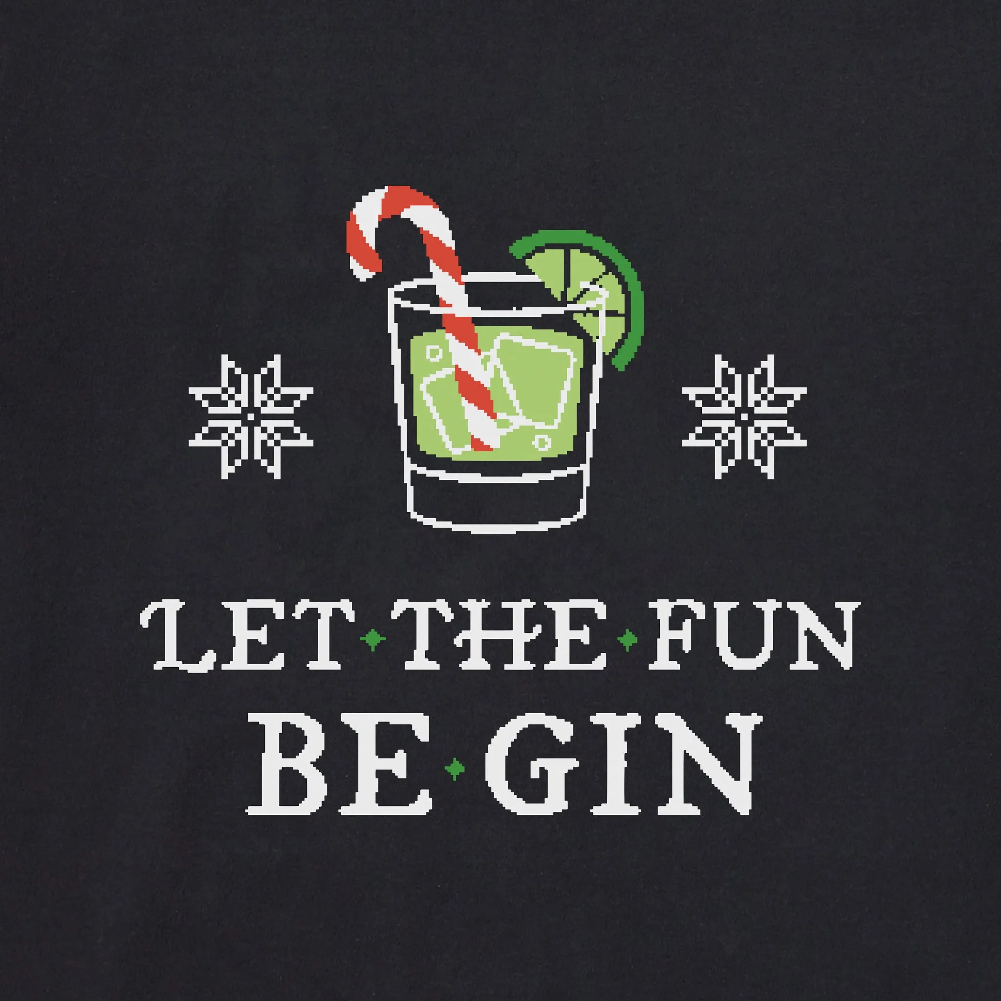 Women's Let the Holiday Fun Be Gin Long Sleeve Crusher Boxy Tee sold by Life is Good product image thumbnail 2