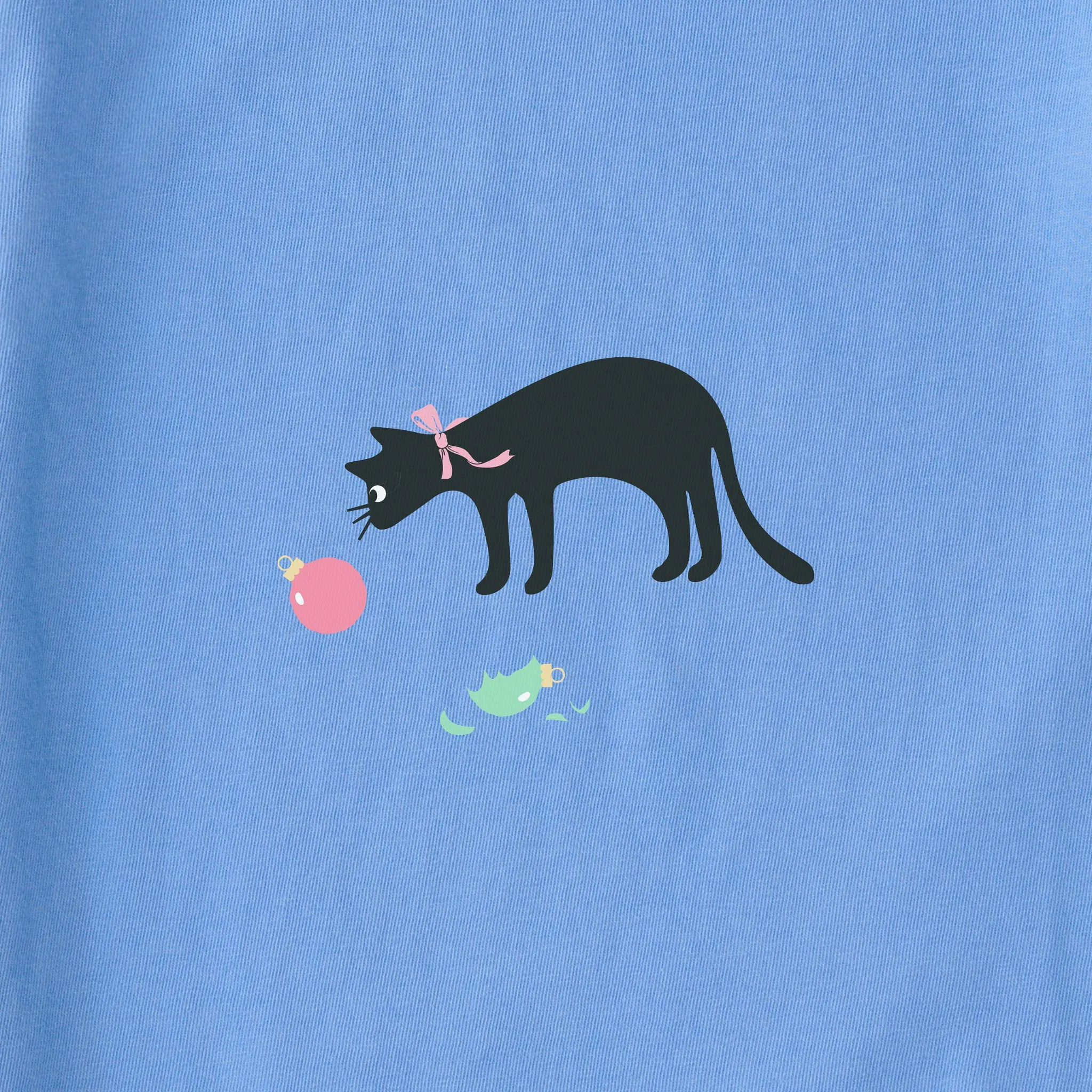 Women's Naughty Christmas Kitty Long Sleeve Crusher Tee sold by Life is Good product image thumbnail 2