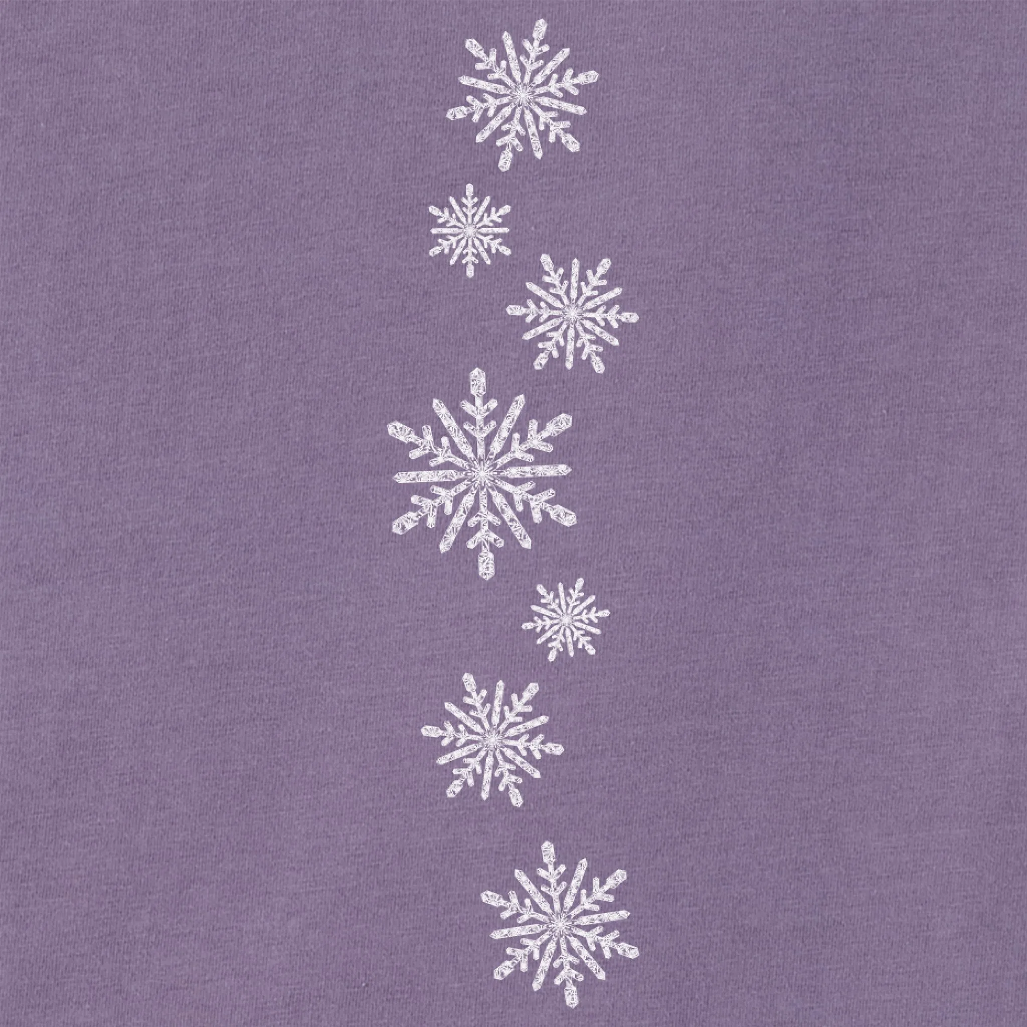 Women's Contrast Snowflake Long Sleeve Crusher Vee sold by Life is Good product image thumbnail 3