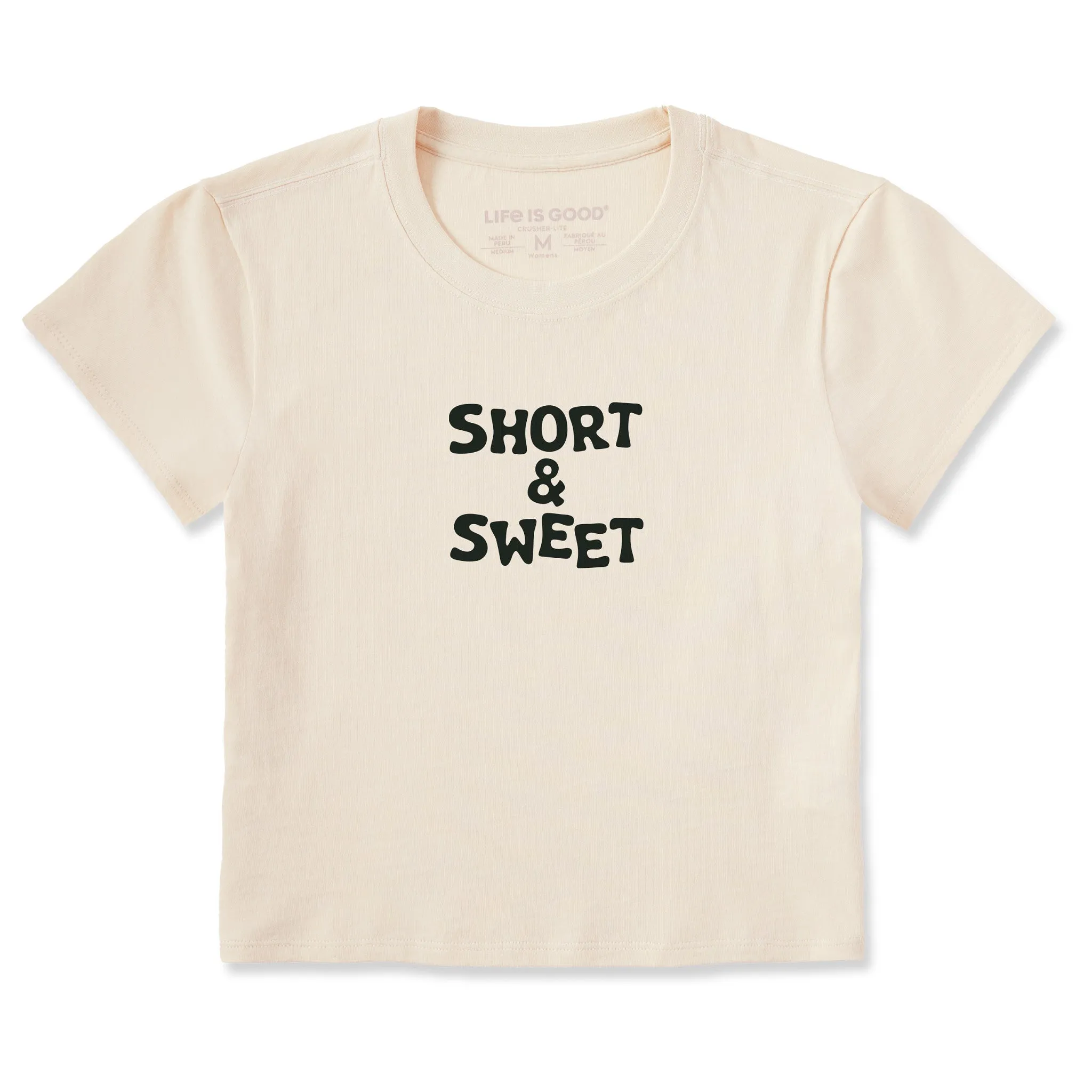 Women's Short & Sweet Crusher-LITE Shrunken Tee sold by Life is Good