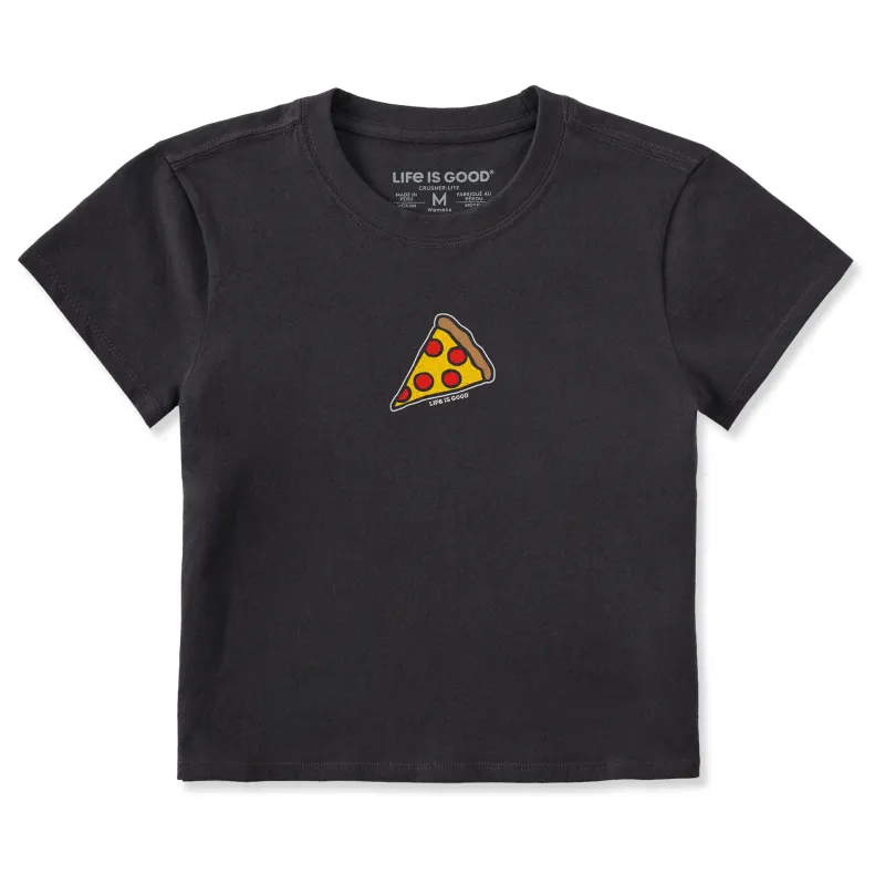 Women's Pepperoni Pizza Crusher-LITE Shrunken Tee sold by Life is Good