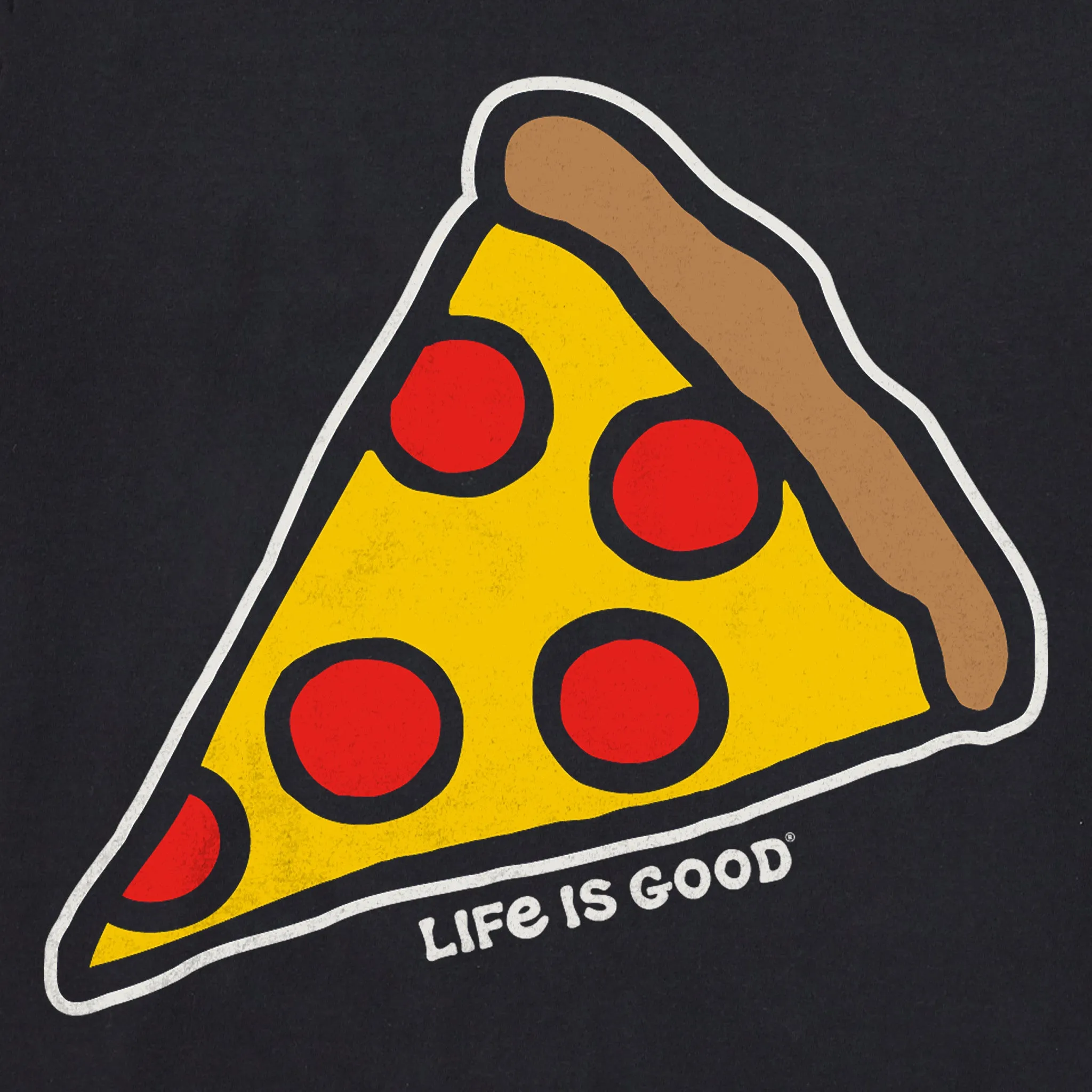 Women's Pepperoni Pizza Crusher-LITE Shrunken Tee sold by Life is Good product image thumbnail 2