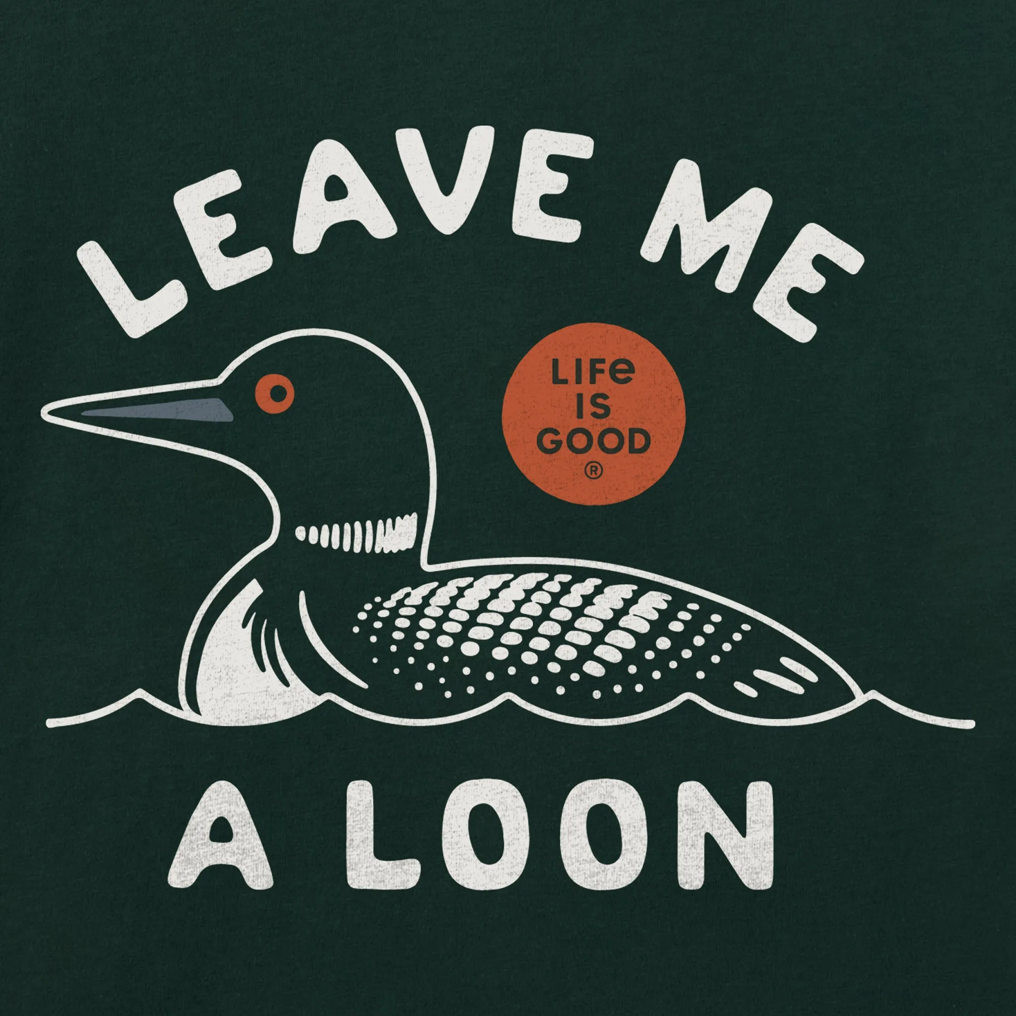 Women's Leave Me a Loon Long Sleeve Crusher Tee sold by Life is Good product image thumbnail 4