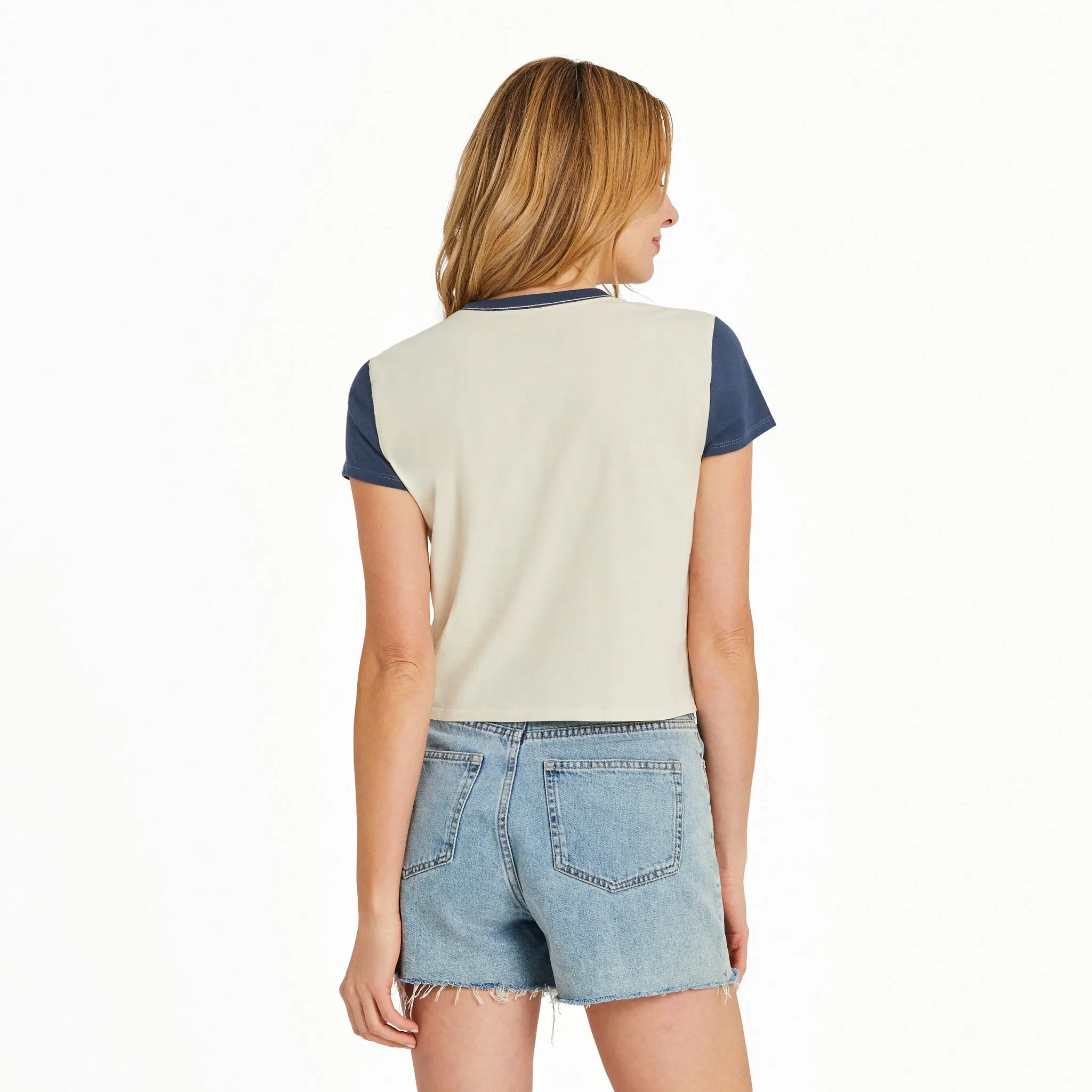 Women's Lucky Horseshoes Crusher-LITE Shrunken Tee sold by Life is Good product image thumbnail 3
