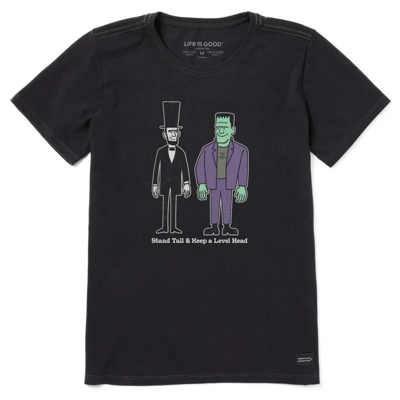 Women's Stand Tall Level Head Short Sleeve Crusher Tee sold by Life is Good