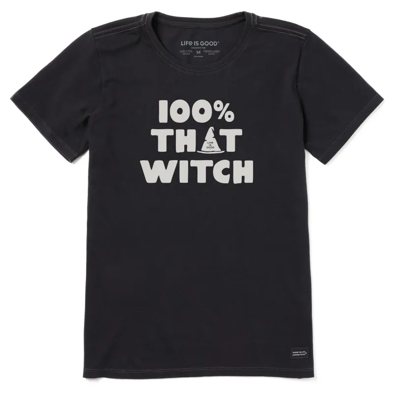 Women's 100% That Witch Short Sleeve Tee sold by Life is Good