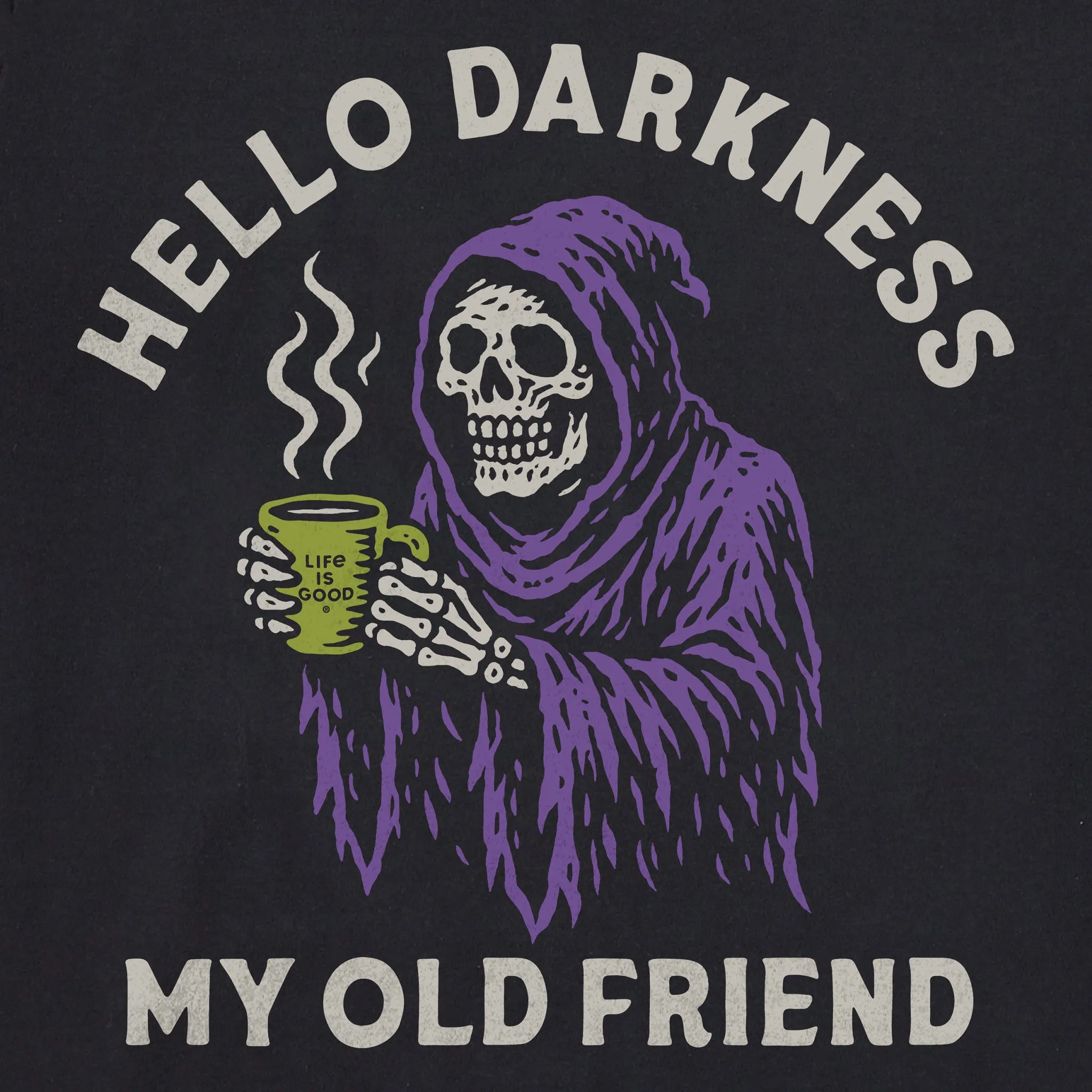 Men's Hello Darkness Reaper Short Sleeve Tee sold by Life is Good product image thumbnail 2