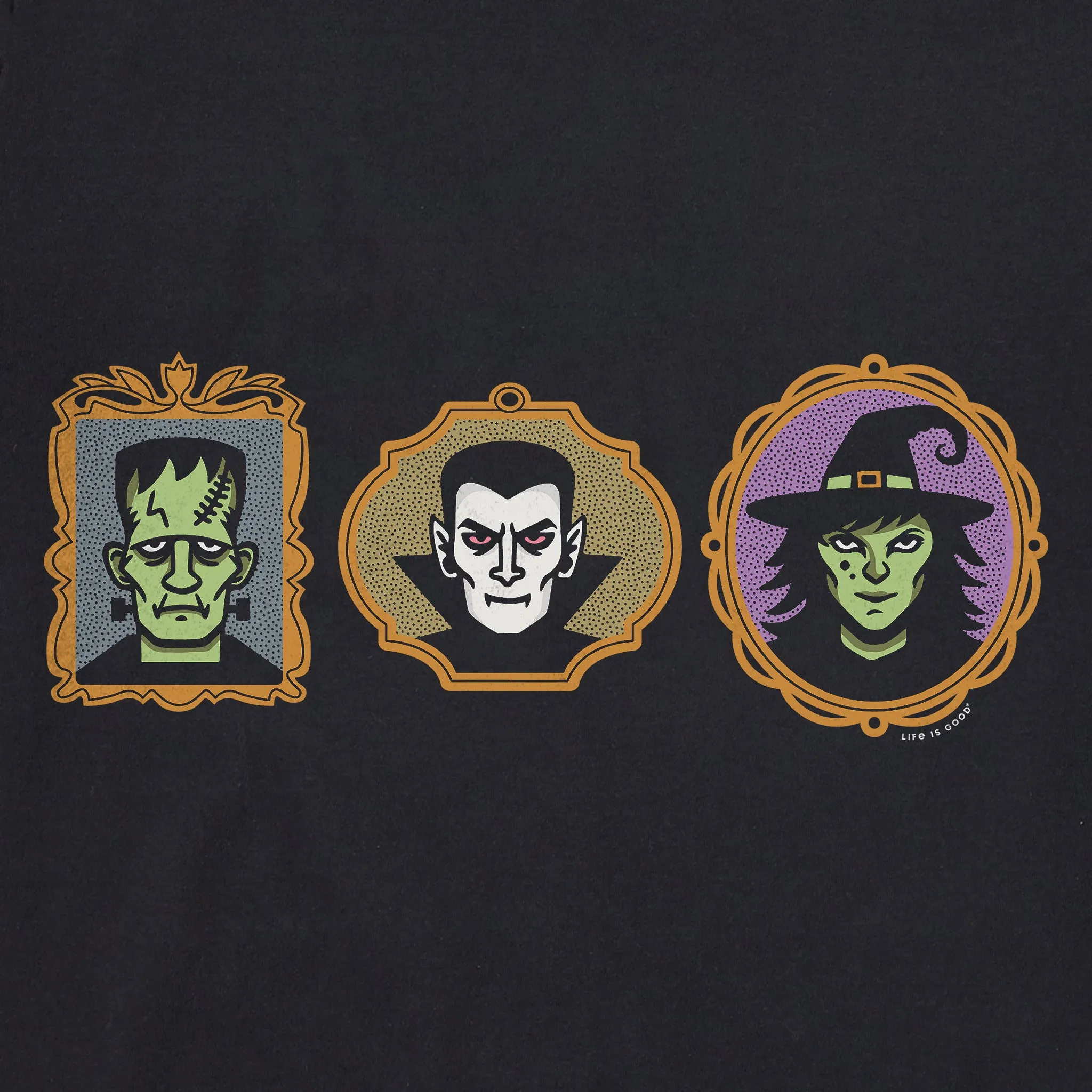 Women's Monster Frames Long Sleeve Crusher Vee sold by Life is Good product image thumbnail 2